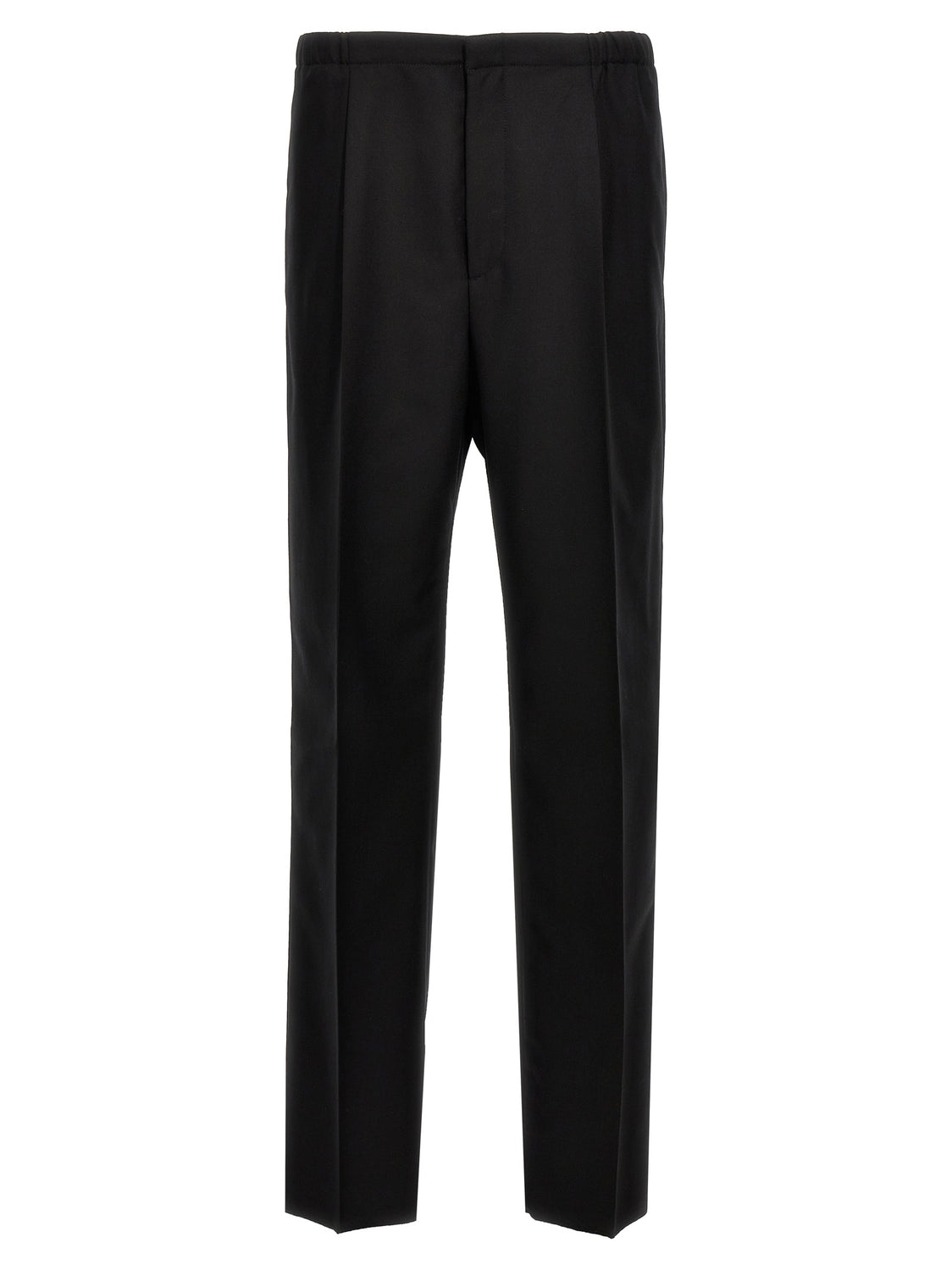 Black Virgin Wool Dress Pants
