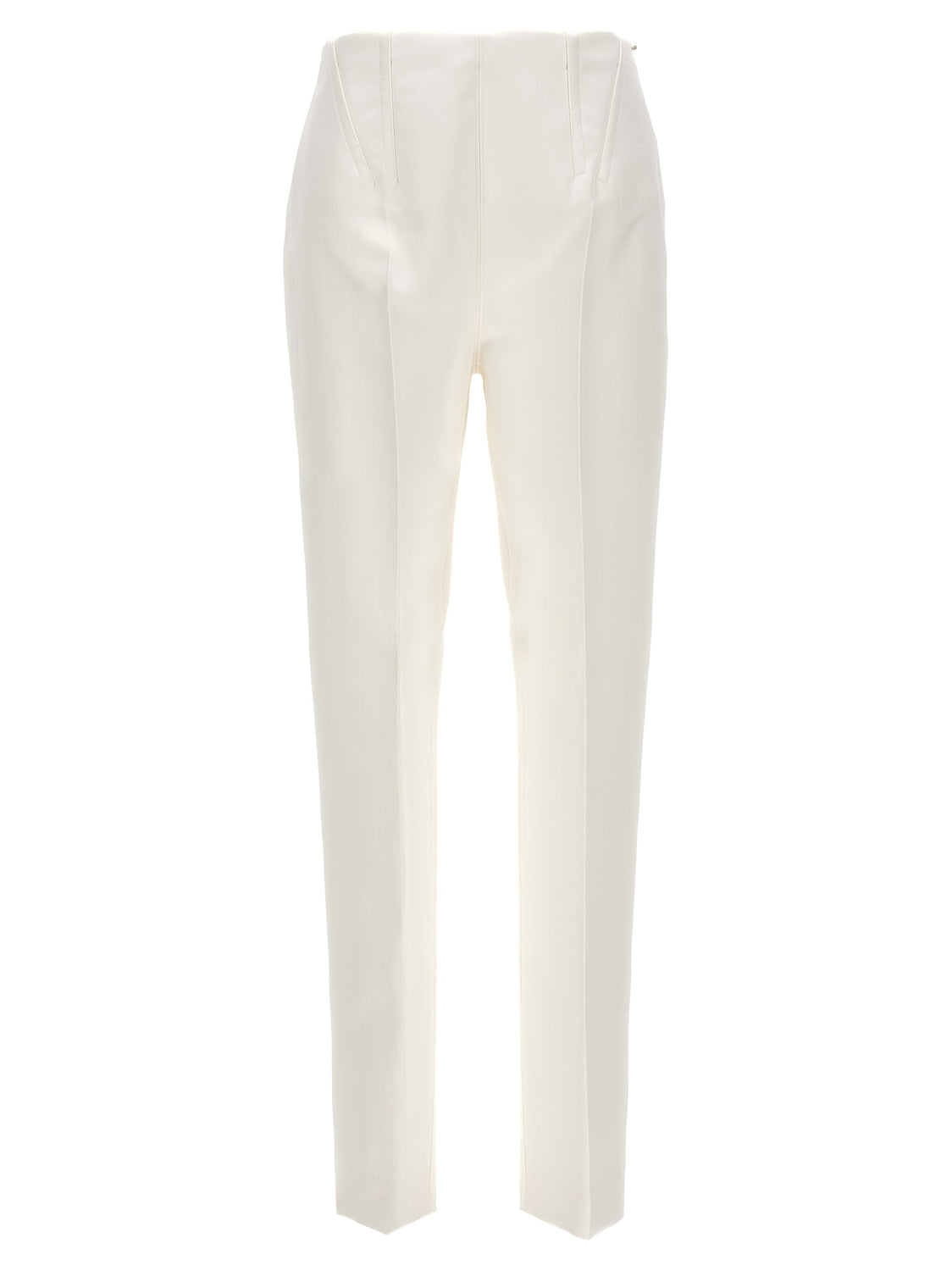 White Acetate Dress Pants