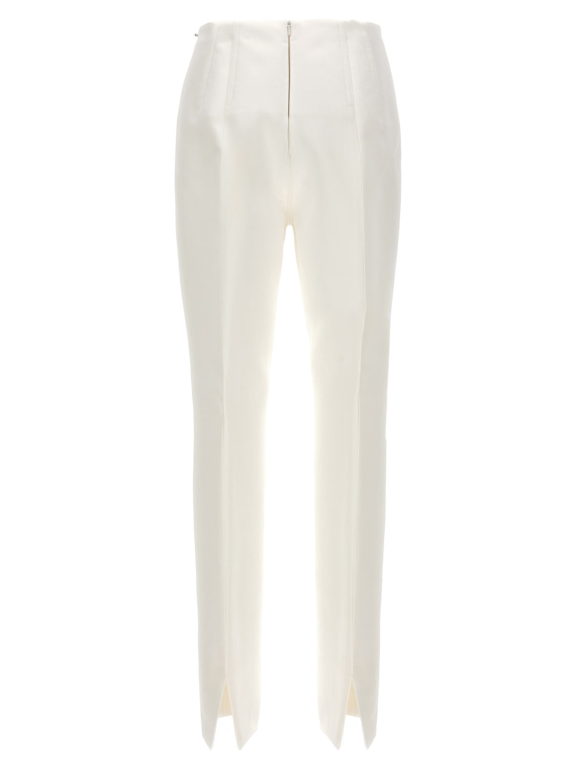 White Acetate Dress Pants