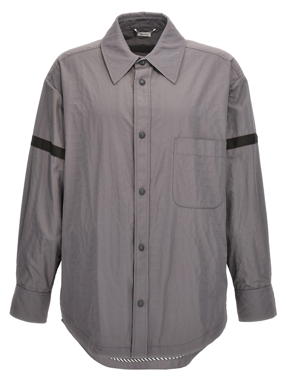 Gray Polyamide Blouse