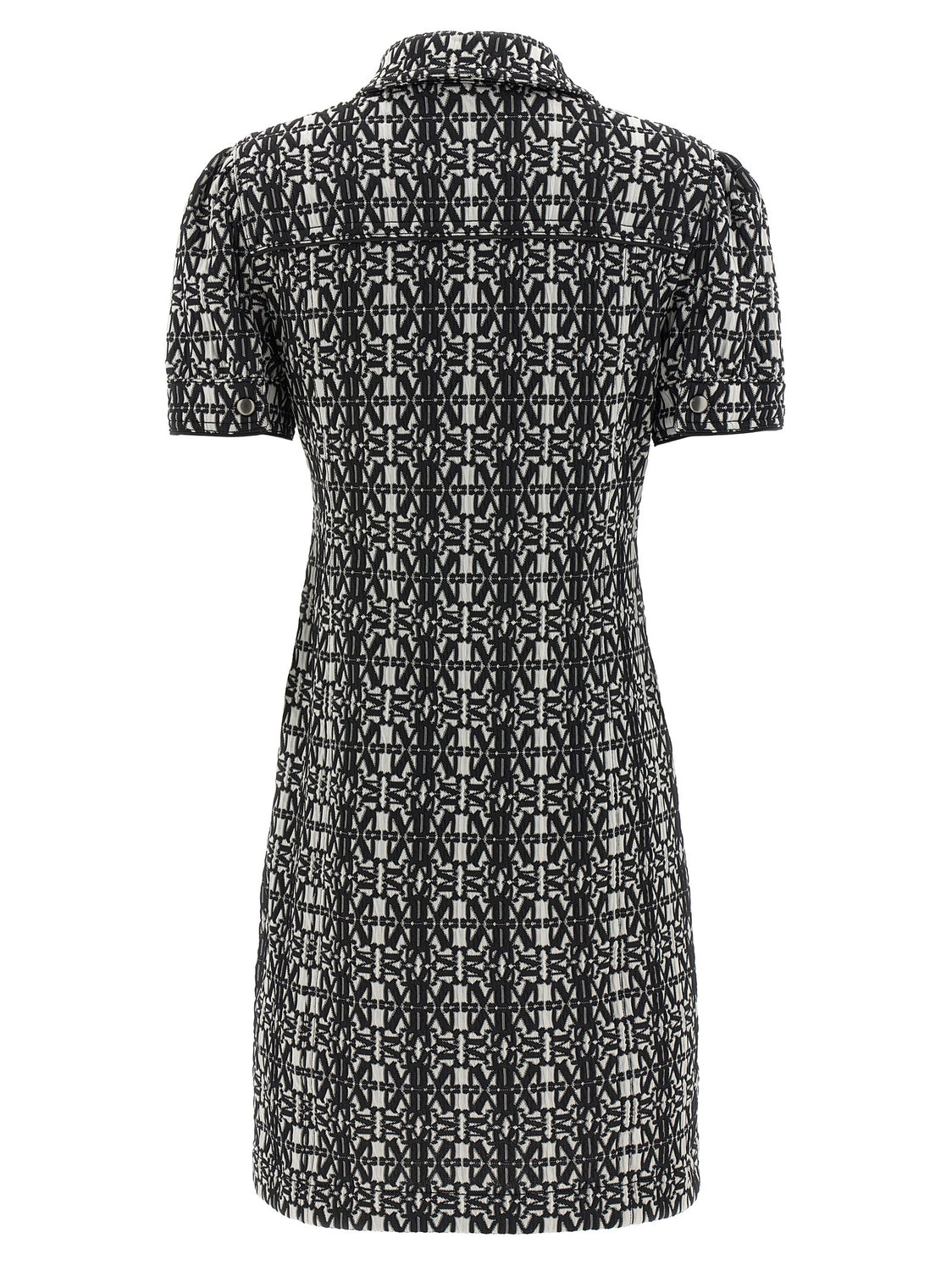 Bicolor Polyester Short Dress