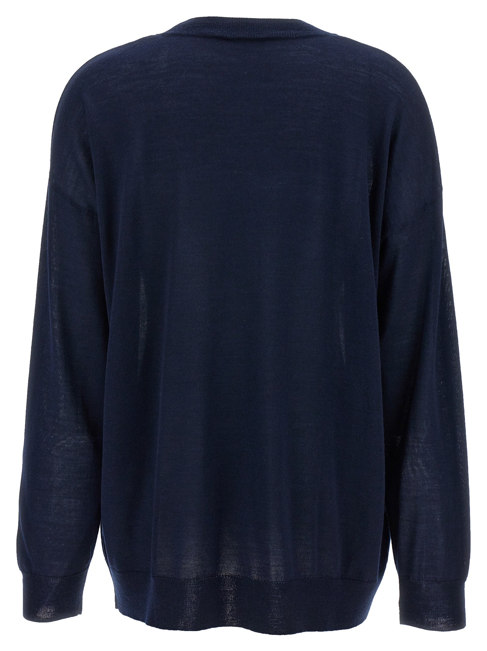 Blue Wool Cardigan