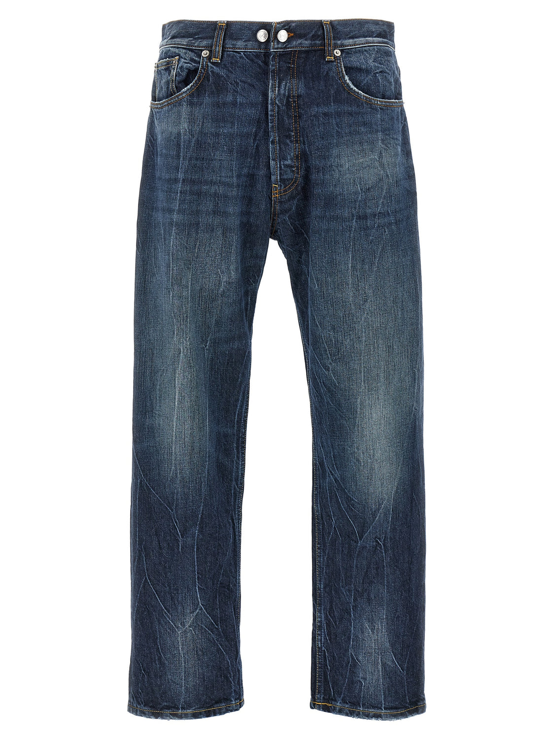 Blue Cotton Jeans Denim