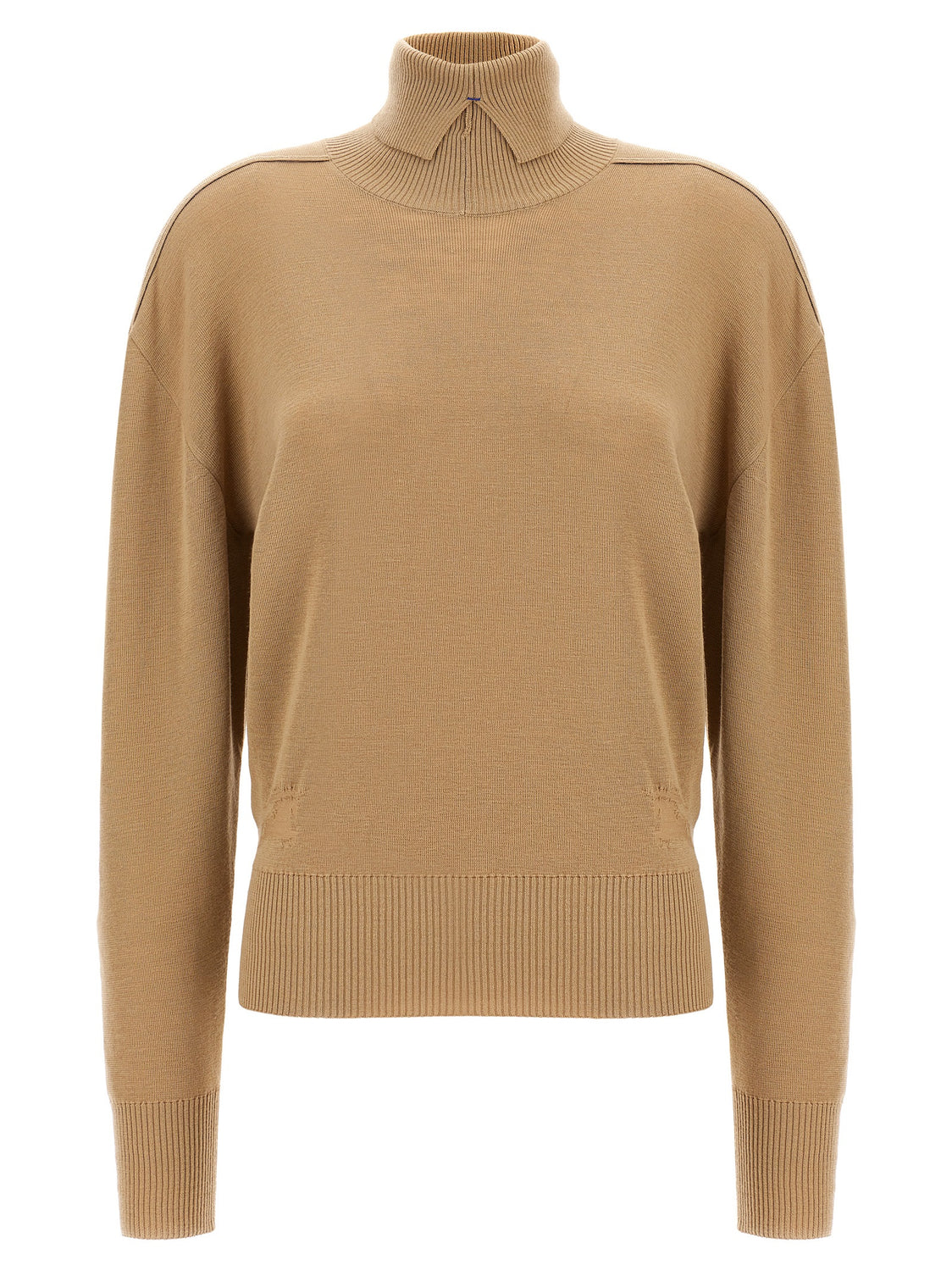 Beige Wool Cardigan