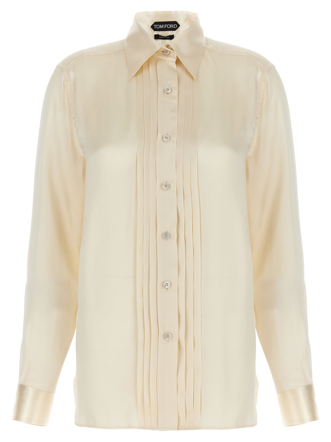 White Silk Blouse