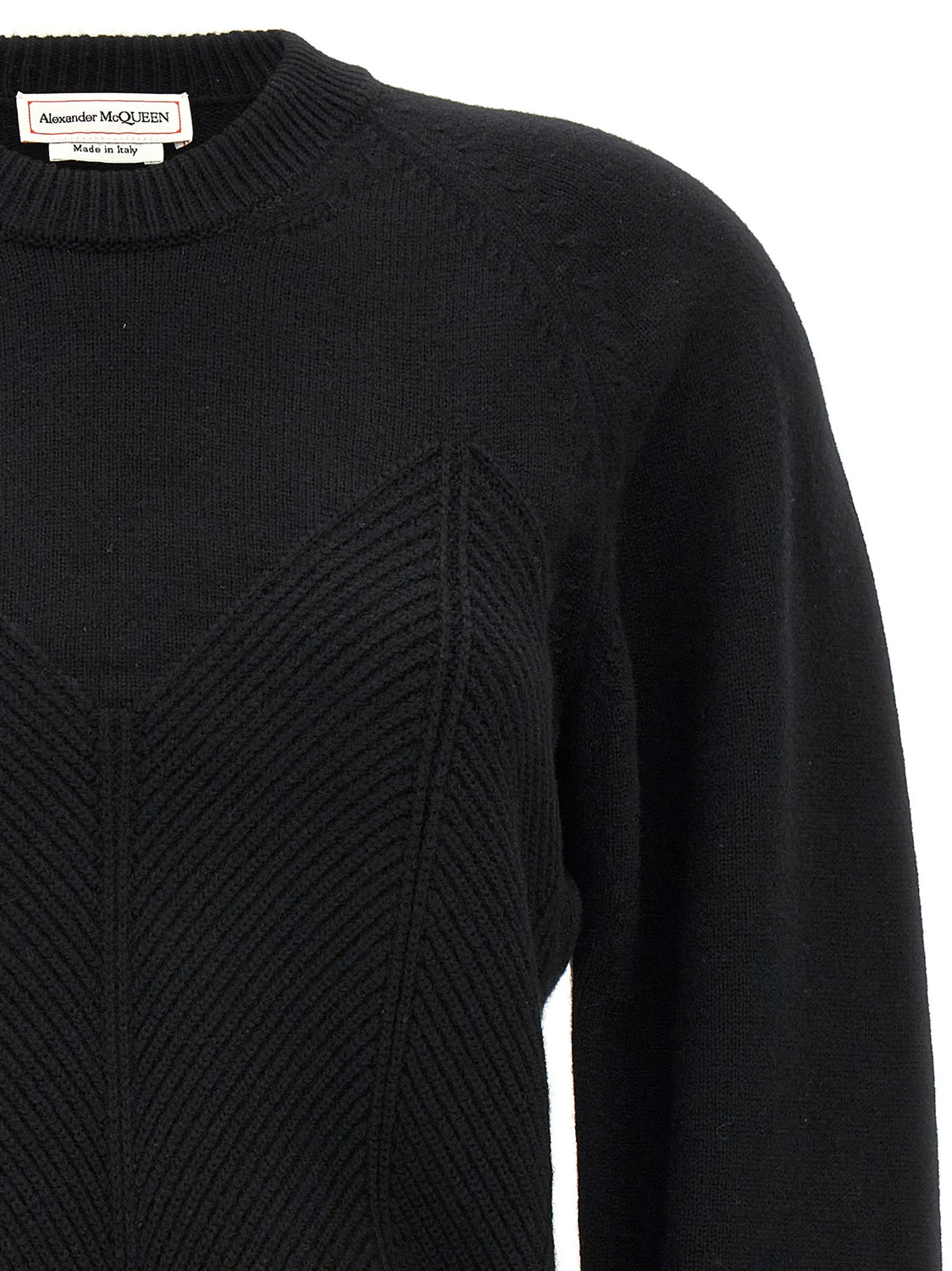 Black Wool Cardigan