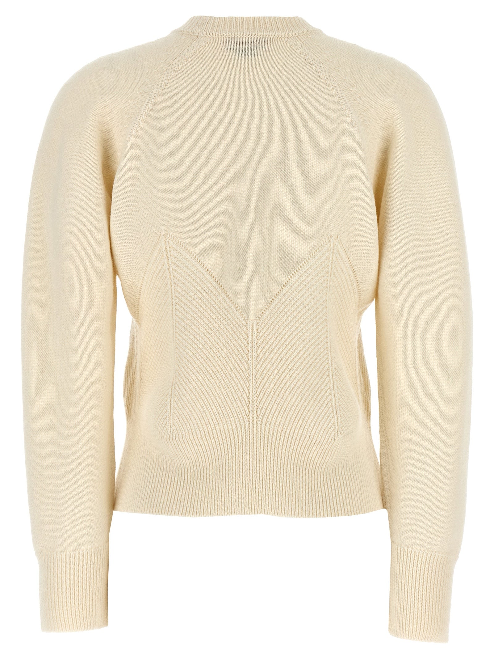 White Wool Cardigan