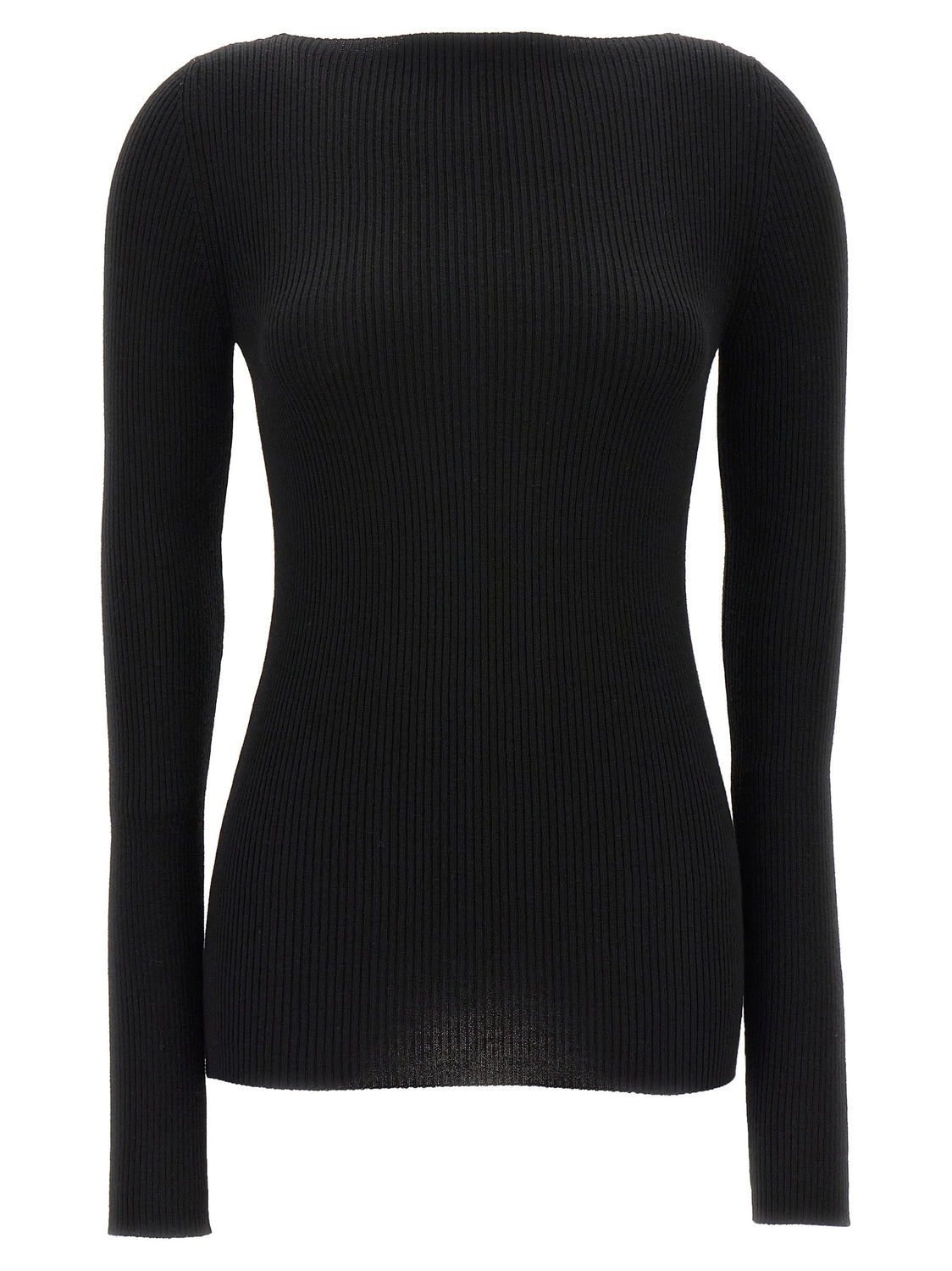 Black Wool Cardigan