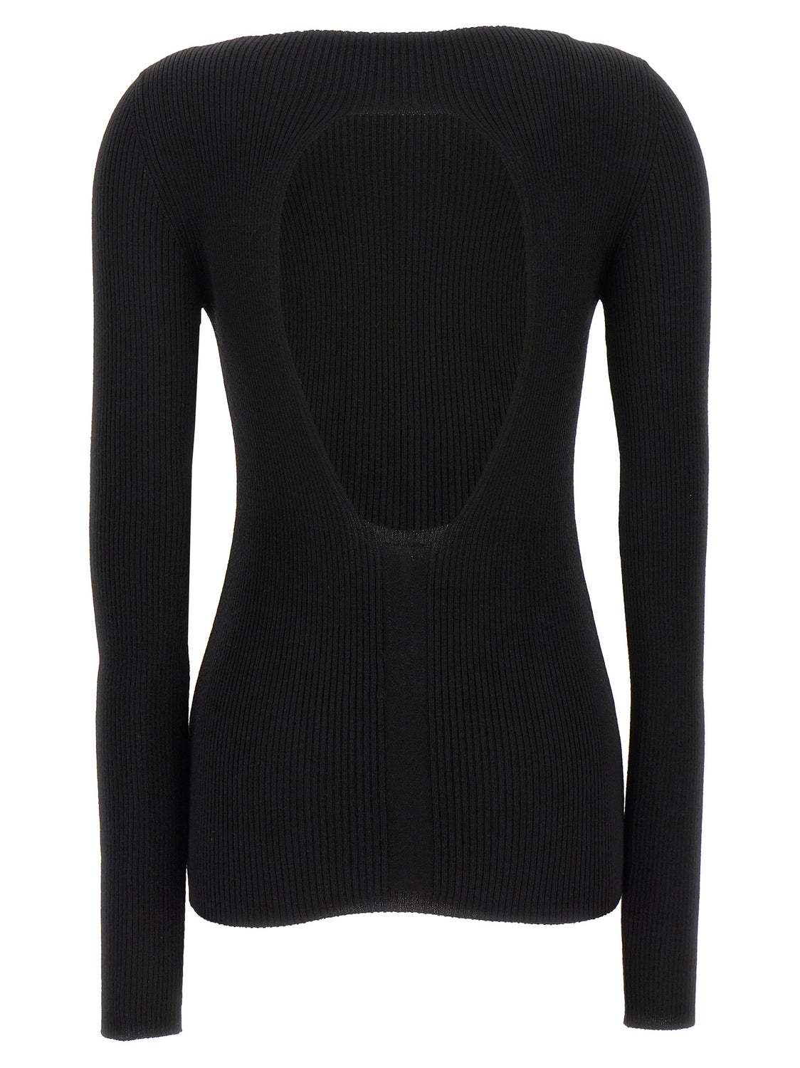 Black Wool Cardigan