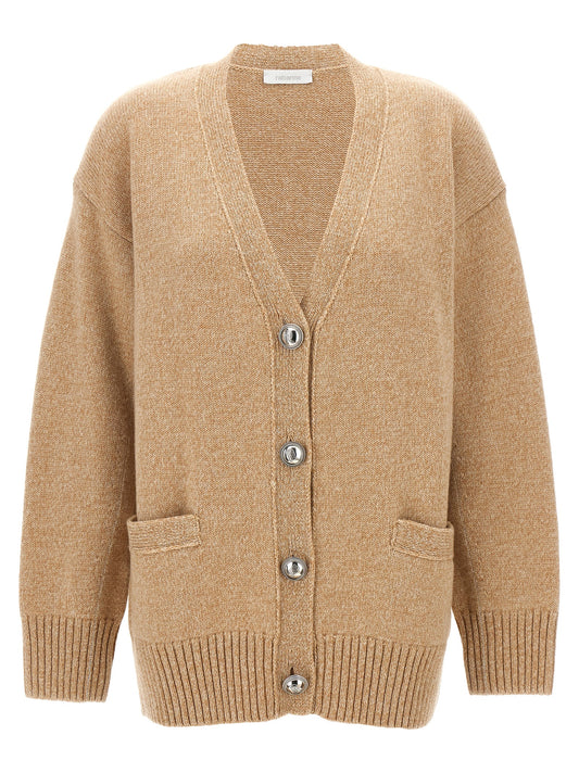 Beige Wool Cardigan