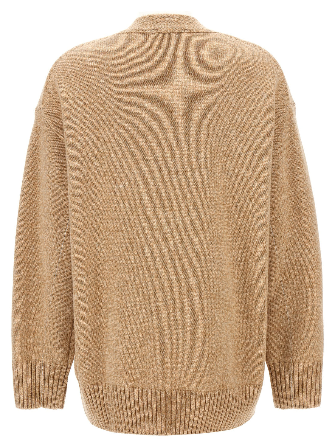 Beige Wool Cardigan