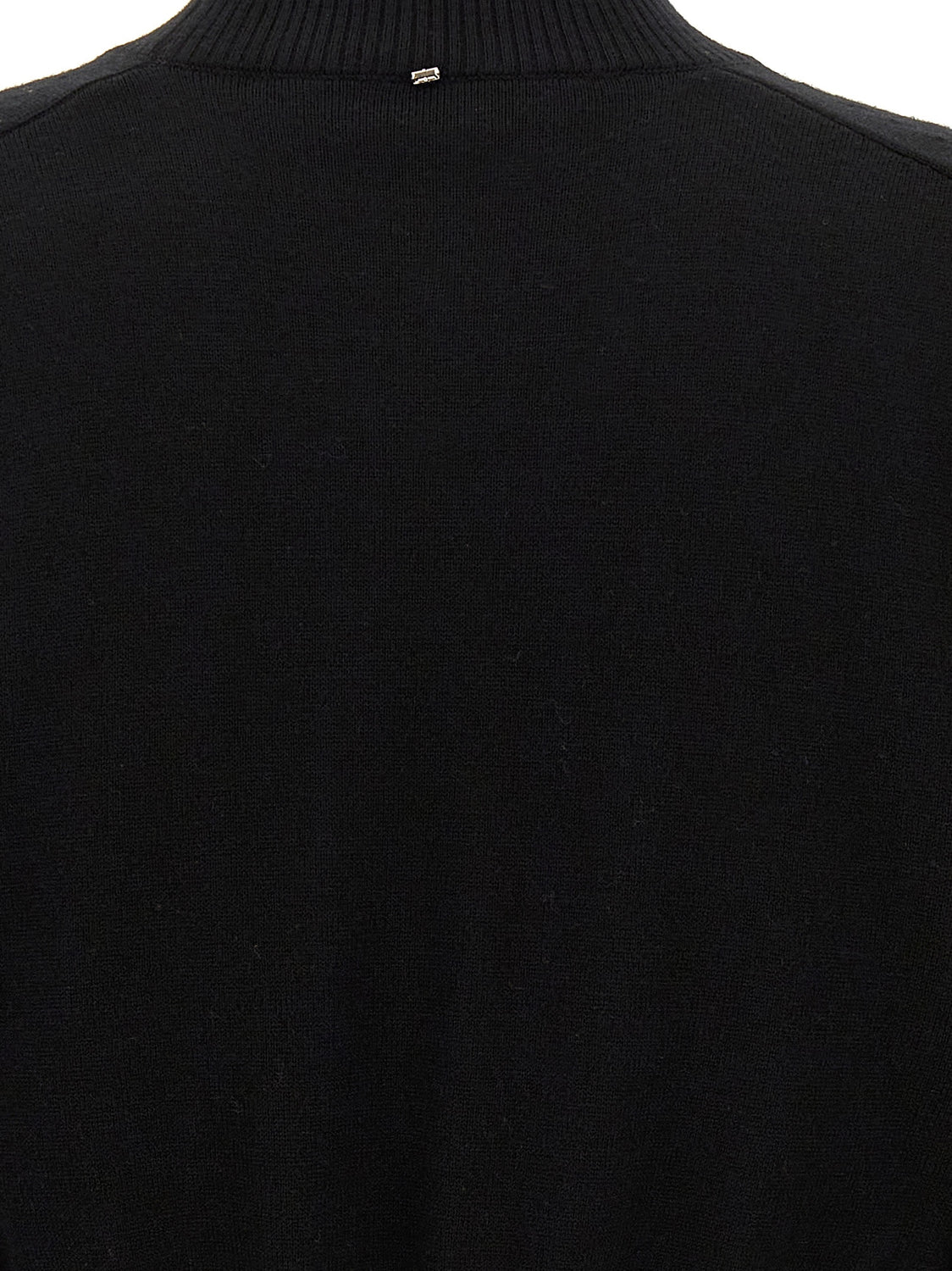 Black Virgin Wool Cardigan