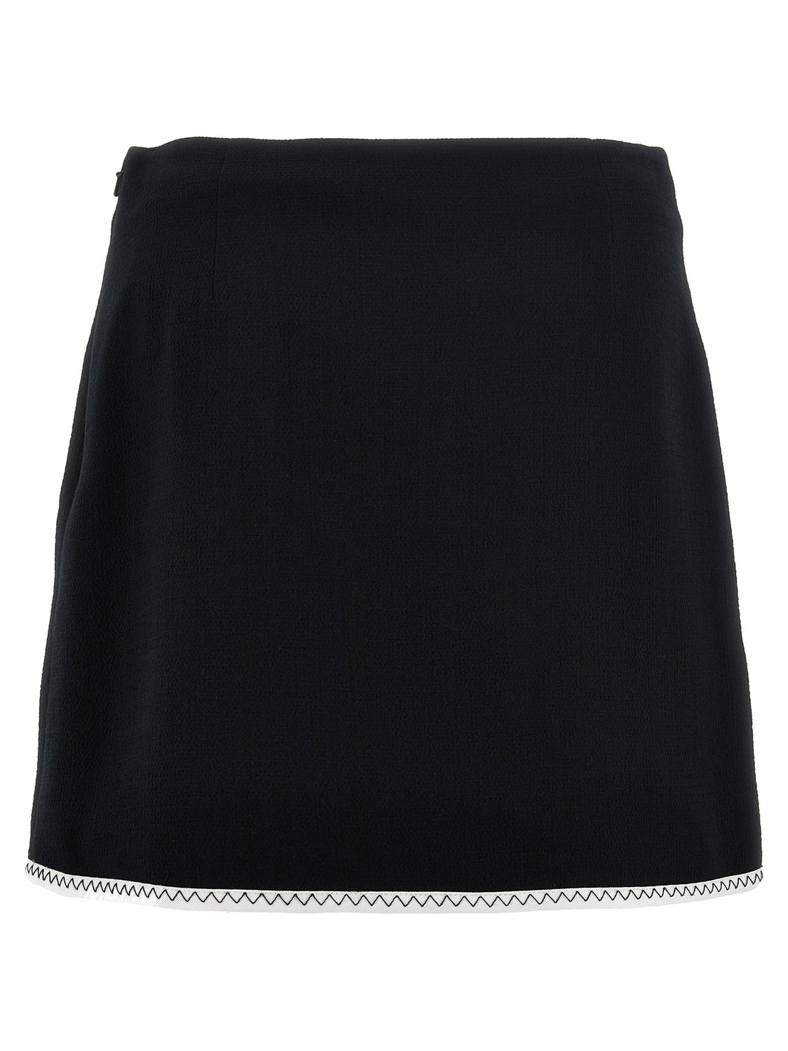 Bicolor Viscose Long Skirt