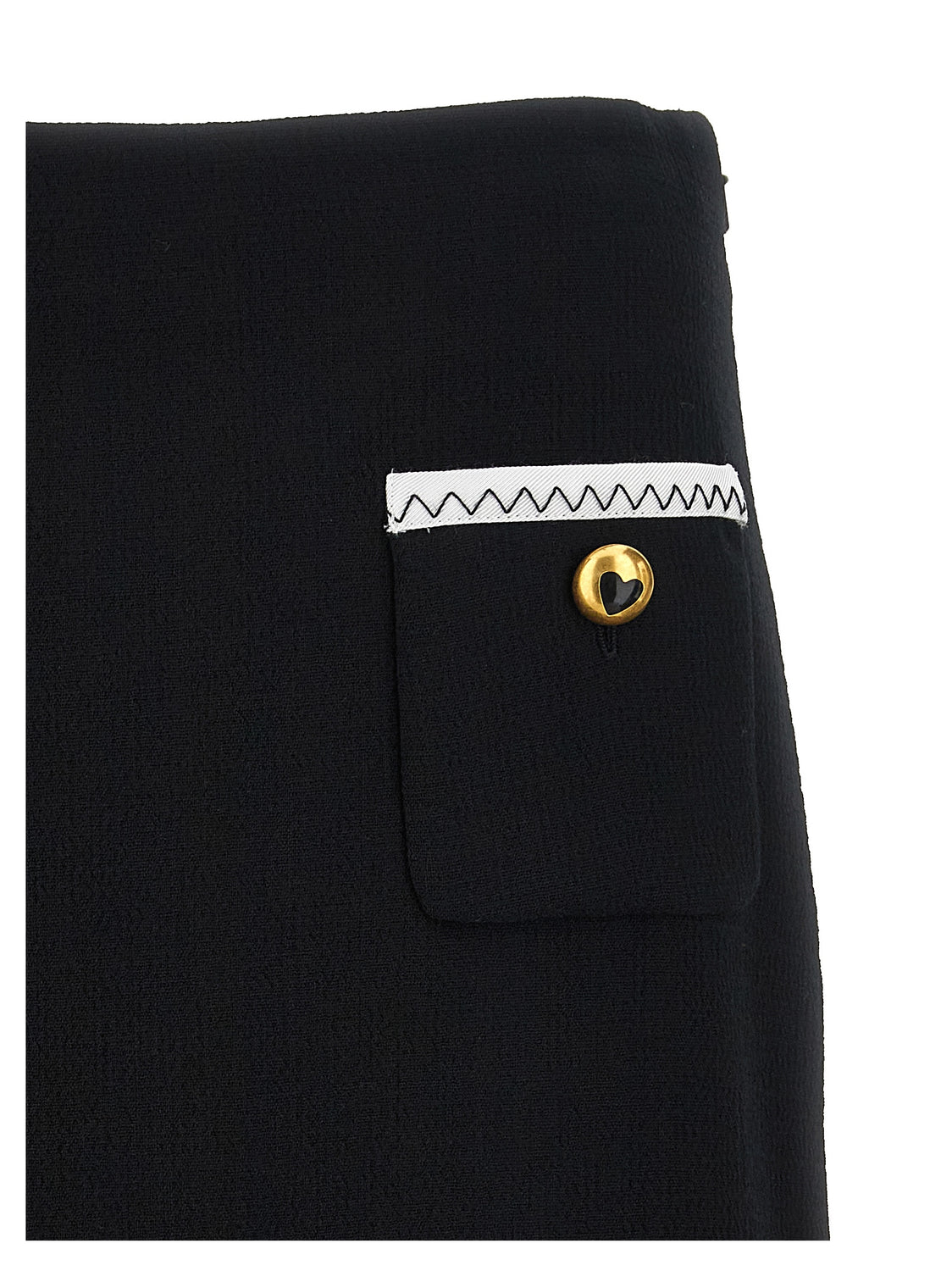 Bicolor Viscose Long Skirt