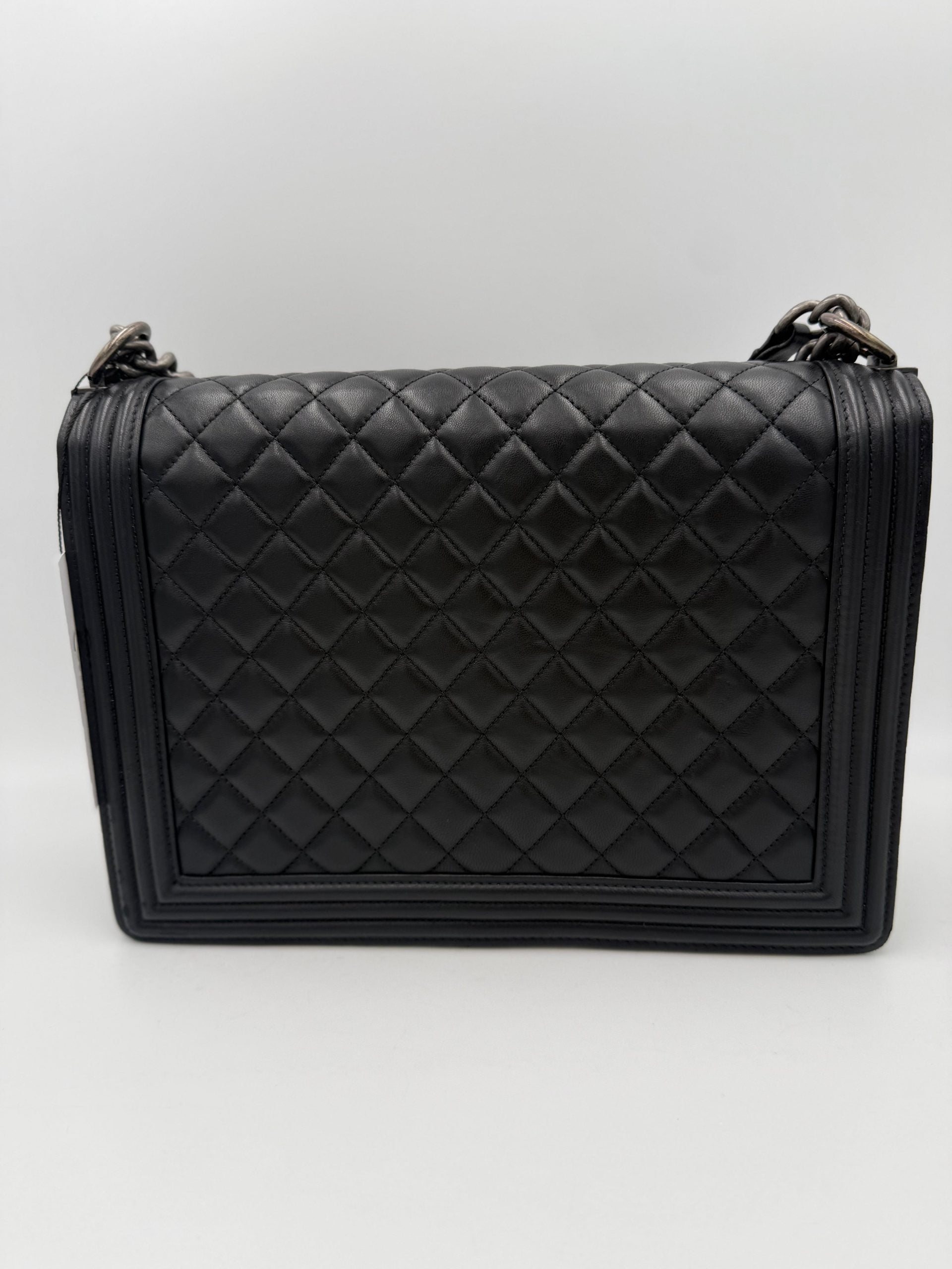 Bicolor Leather Handbag