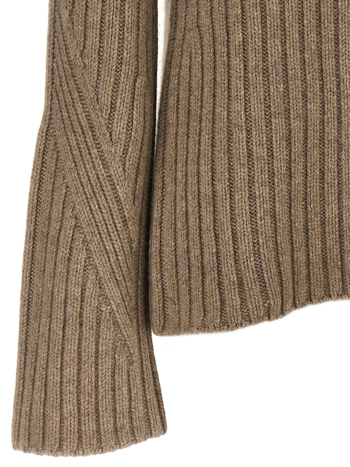 Beige Cashmere Cardigan