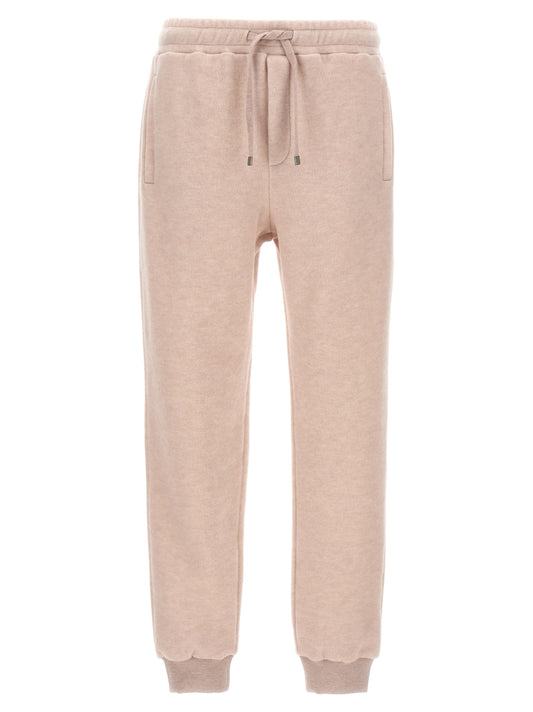 Beige Wool Joggers (Workout Pants)