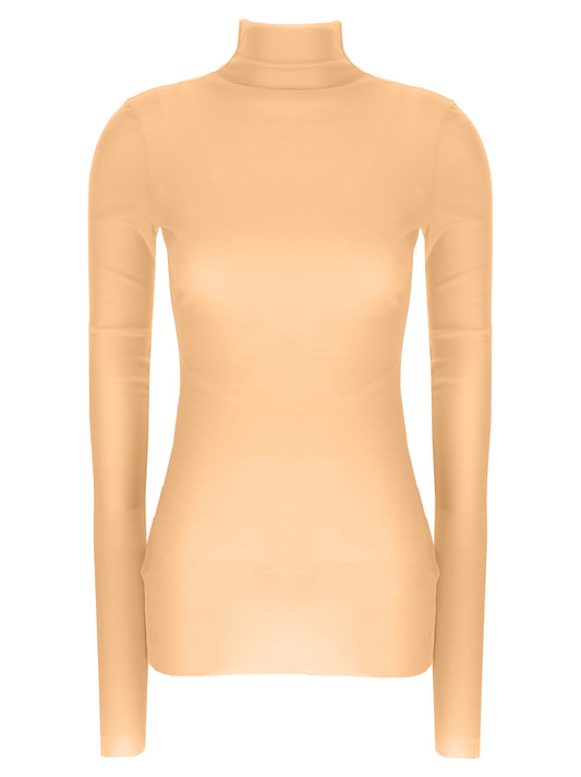 Multicolor Silk Turtleneck