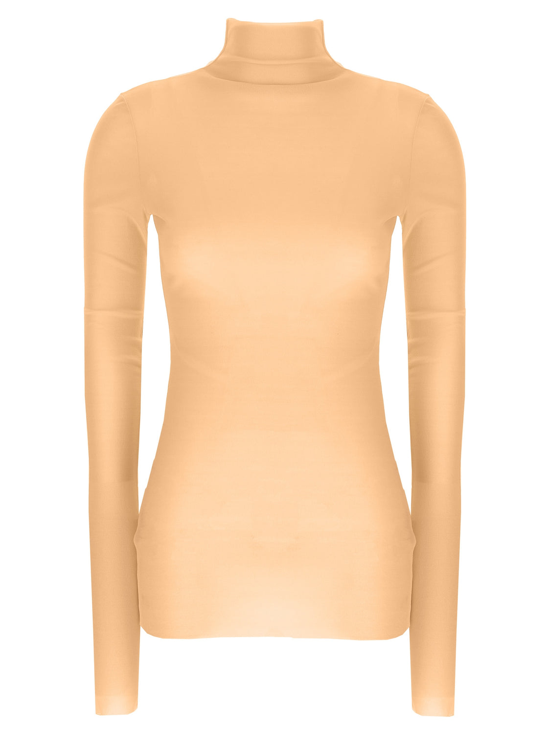 Multicolor Silk Turtleneck
