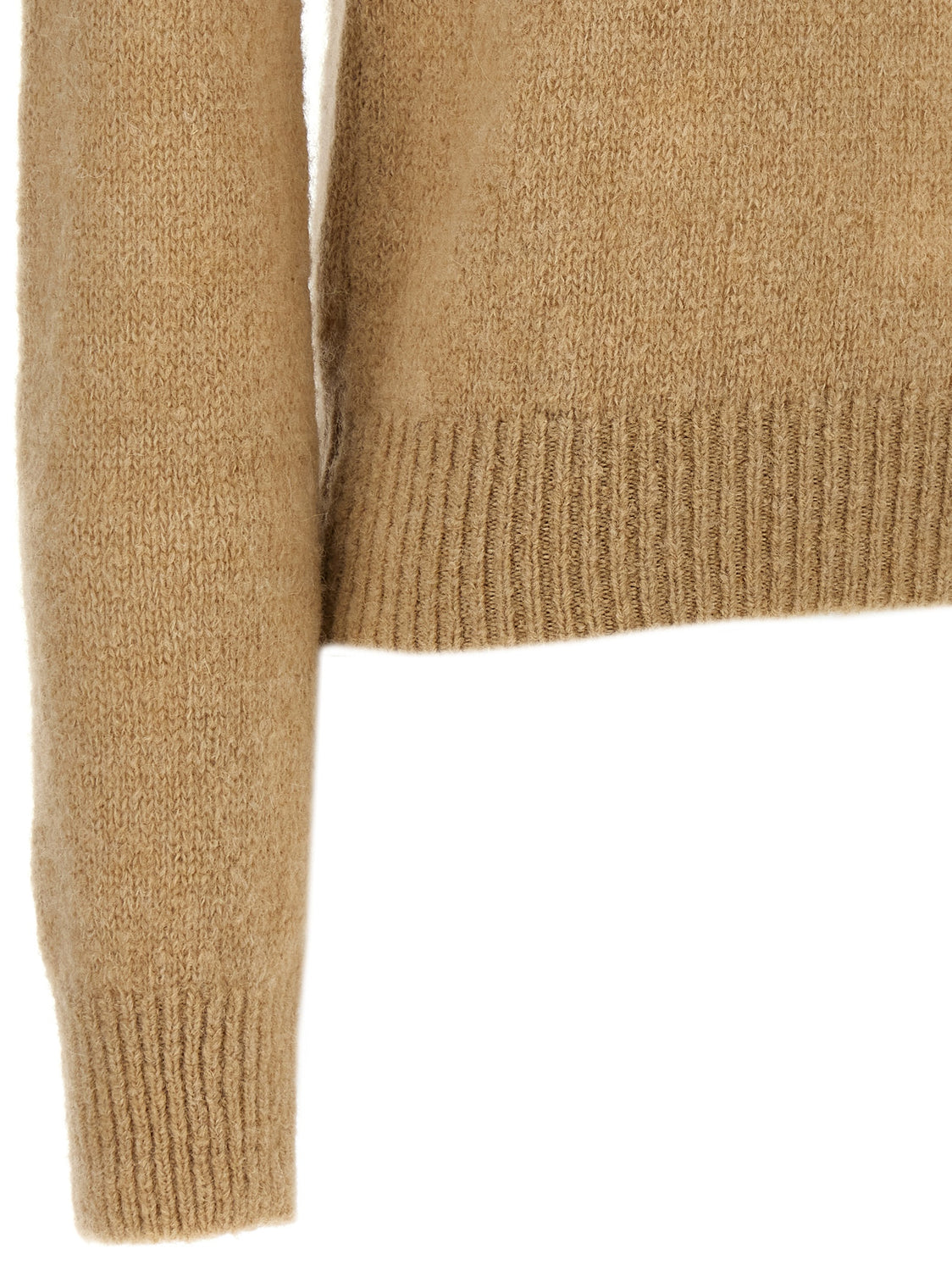 Beige Wool Cardigan