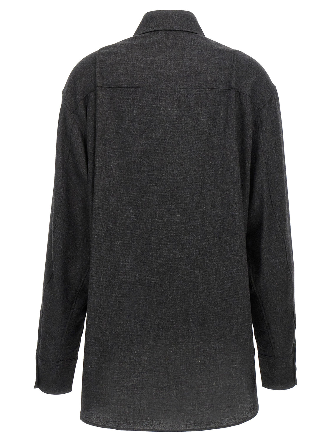 Gray Wool Blouse