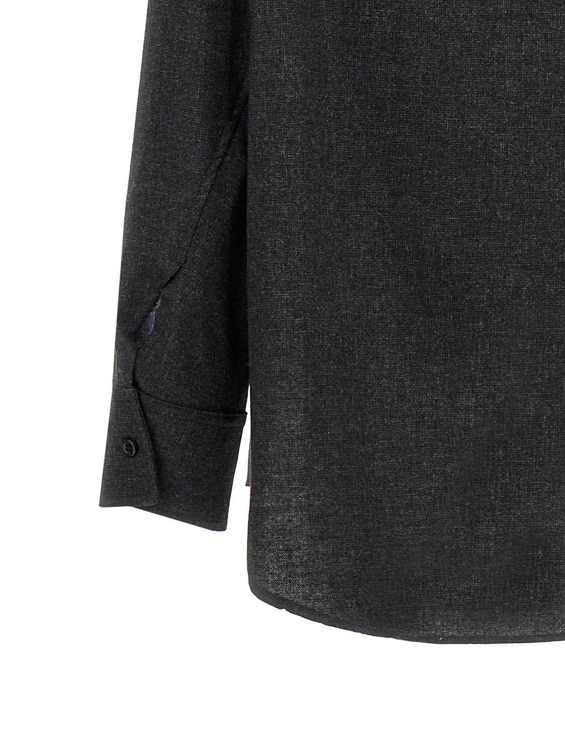 Gray Wool Blouse