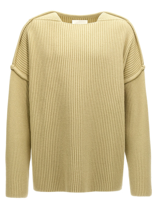 Bicolor Wool Cardigan
