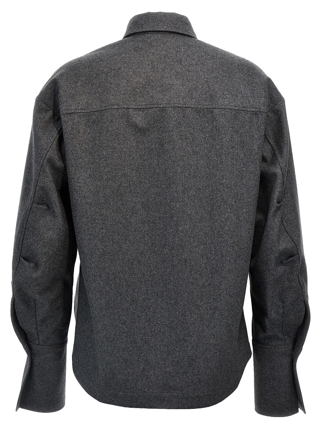 Gray Wool Blouse