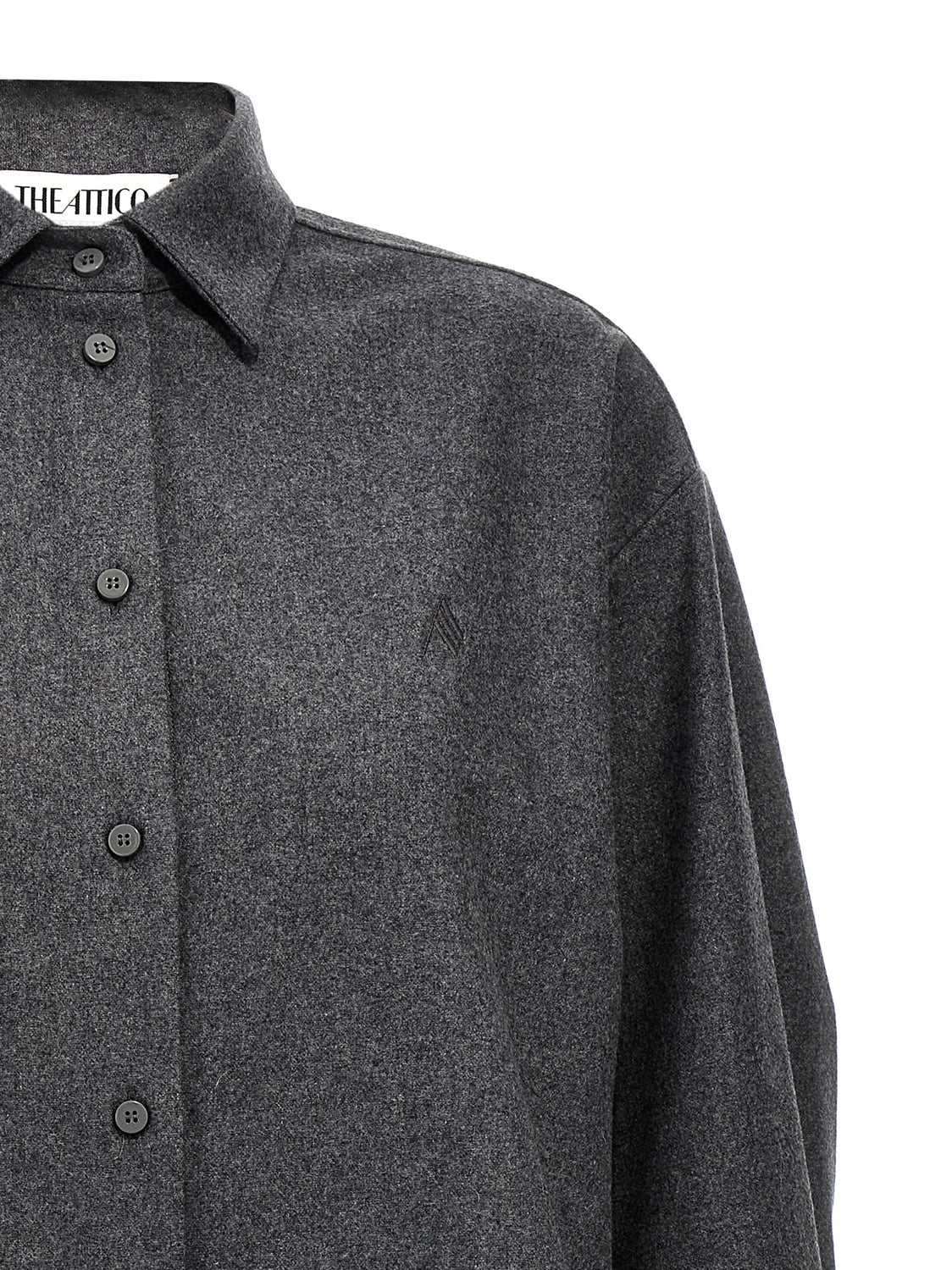 Gray Wool Blouse