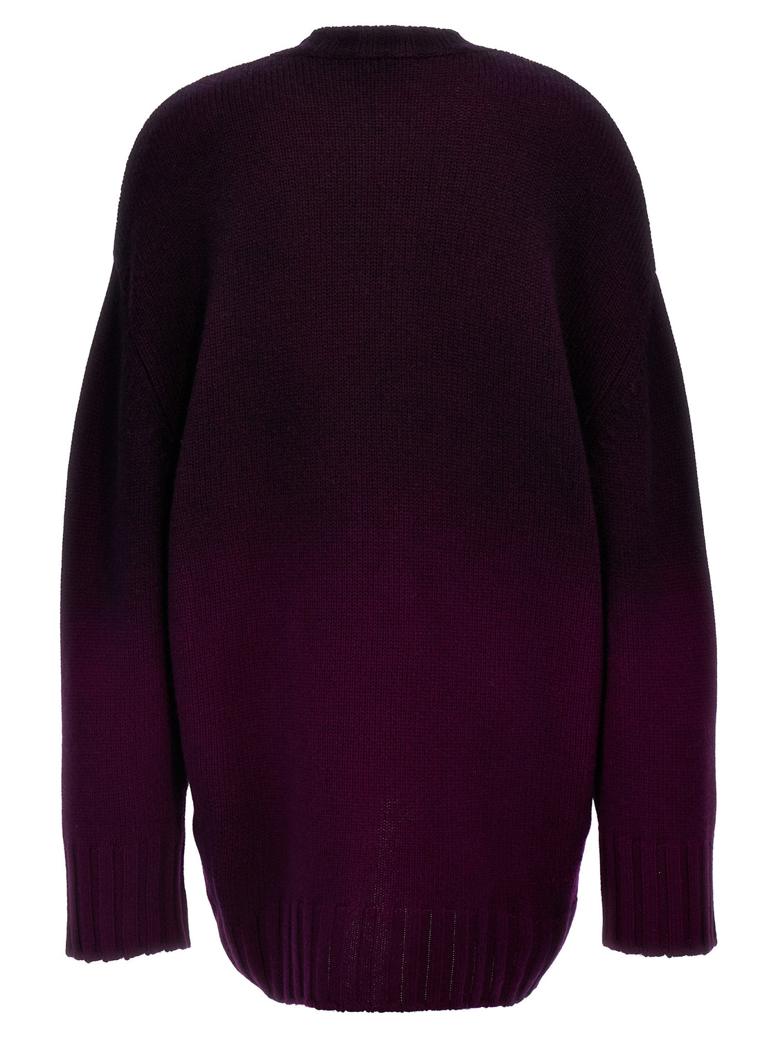 Purple Wool Short Dress