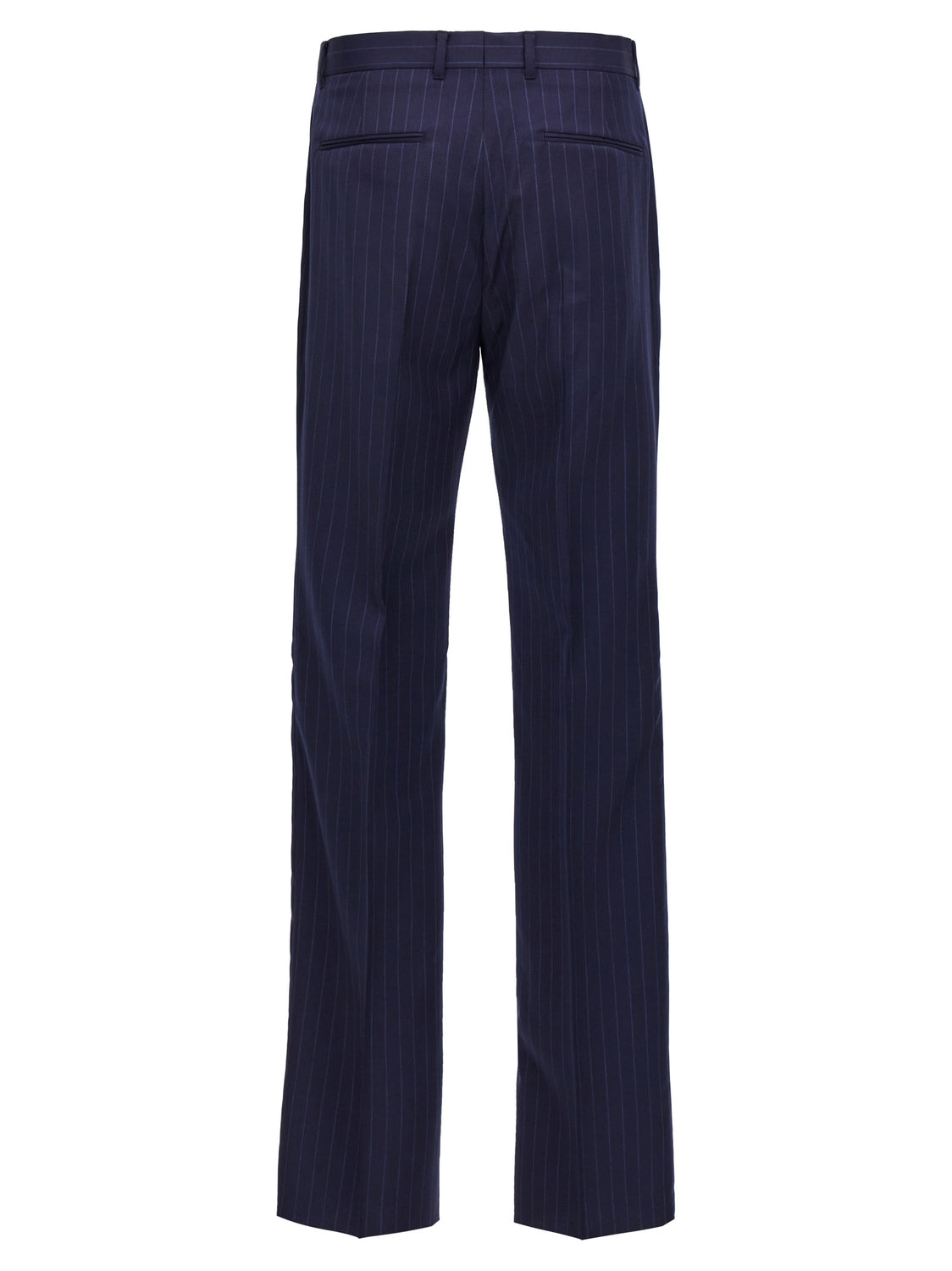 Blue Wool Dress Pants