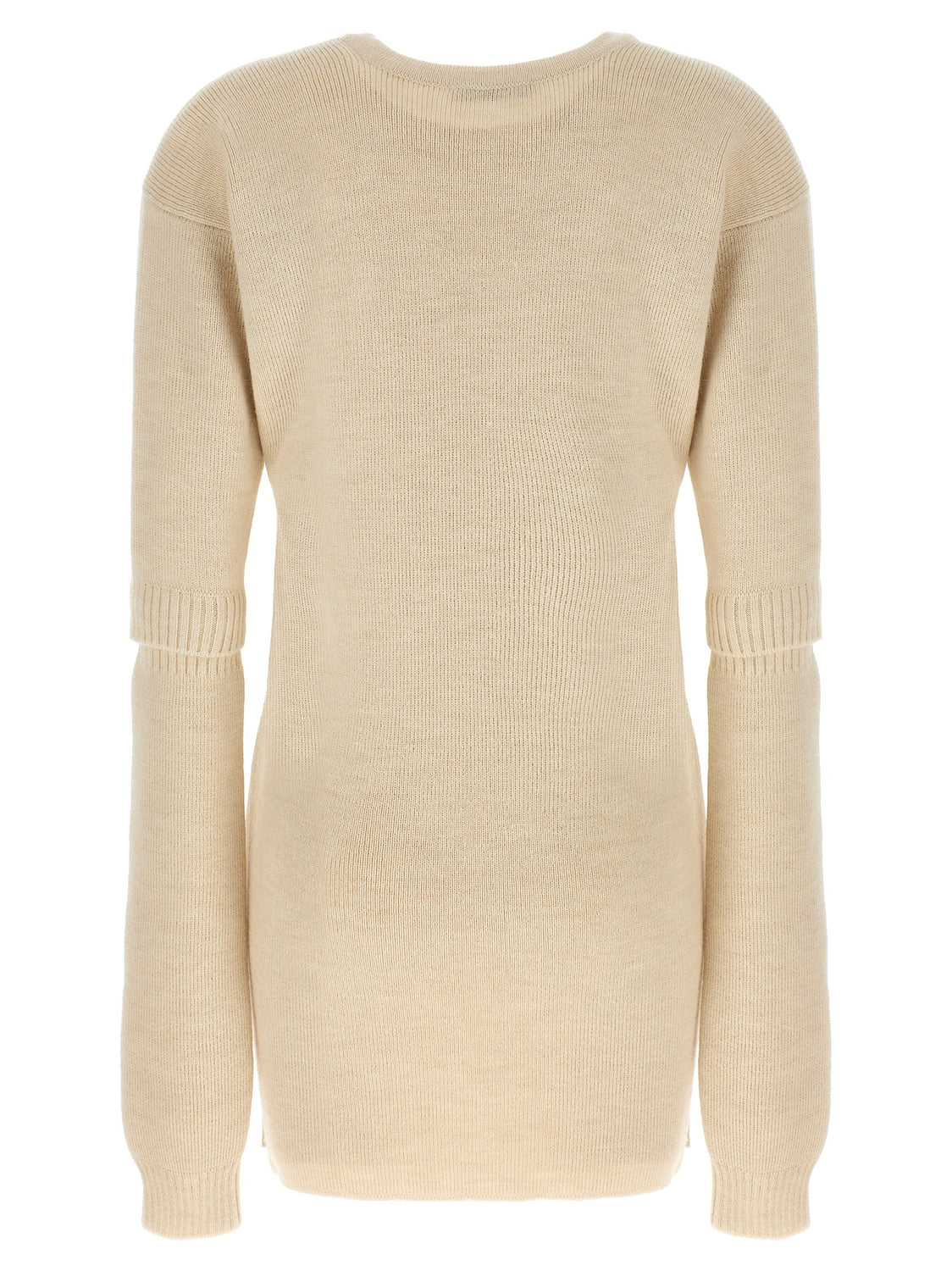 White Acetate Short Dress
