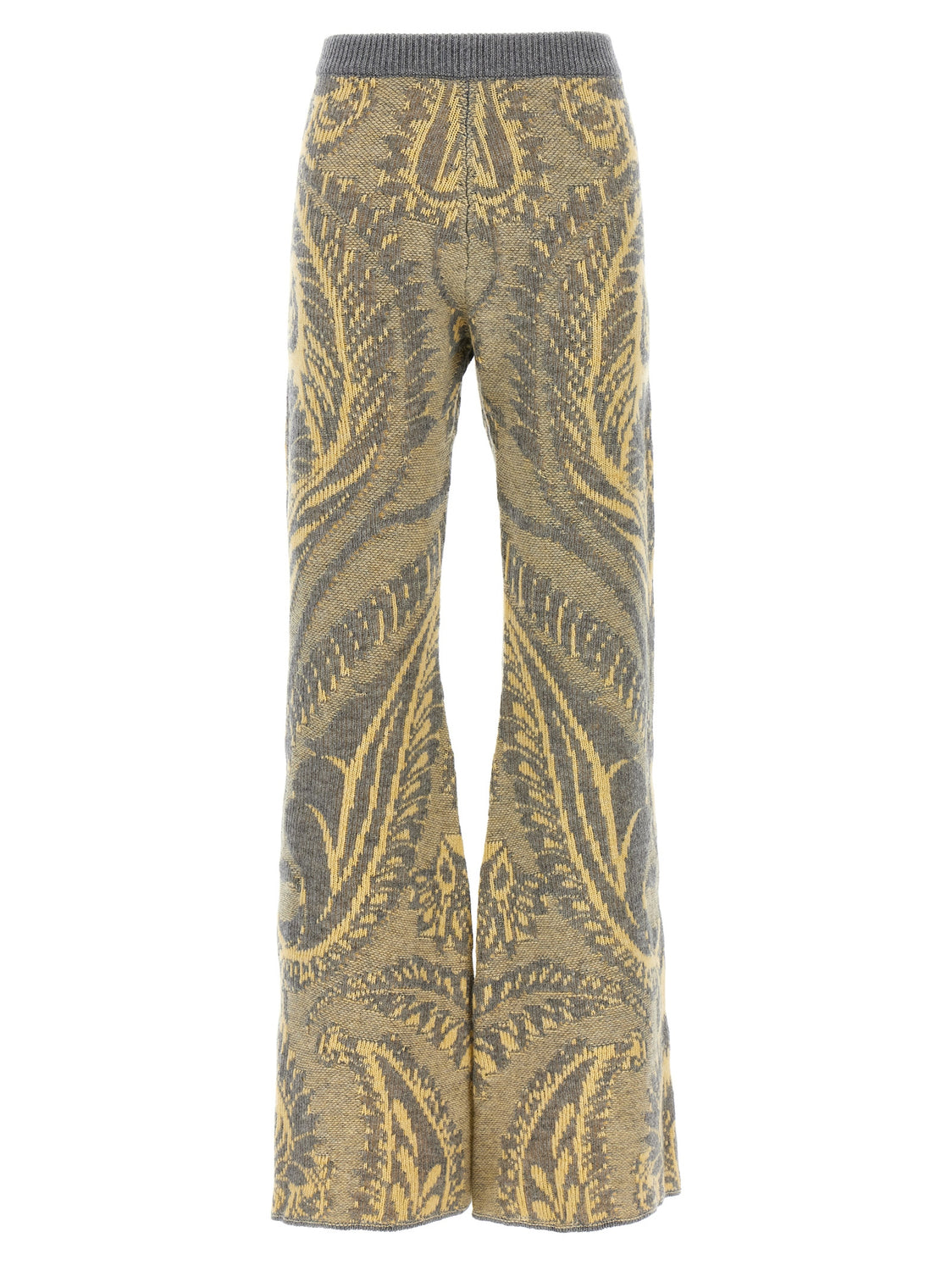 Multicolor Wool Flared Pants