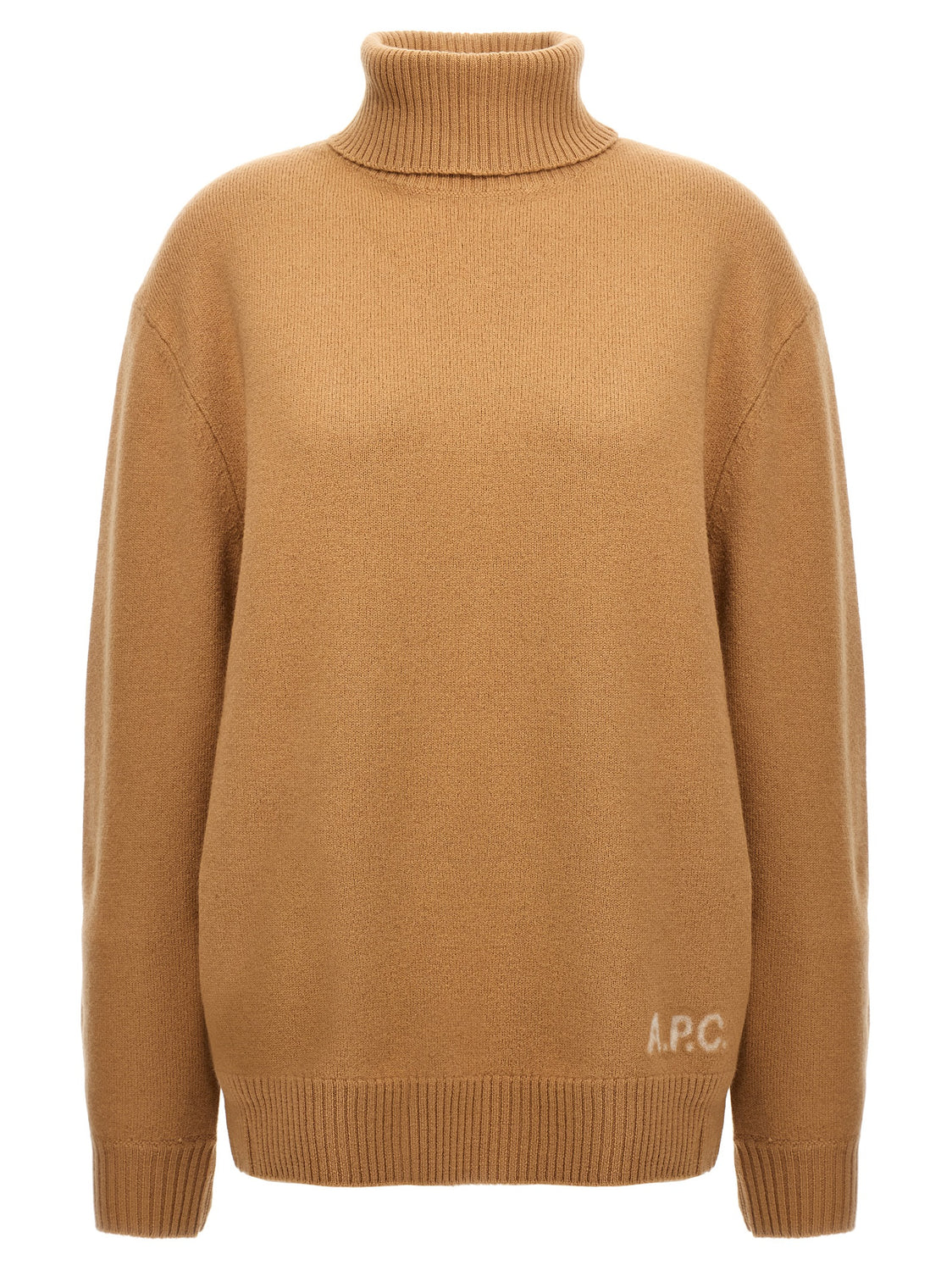 Beige Virgin Wool Cardigan