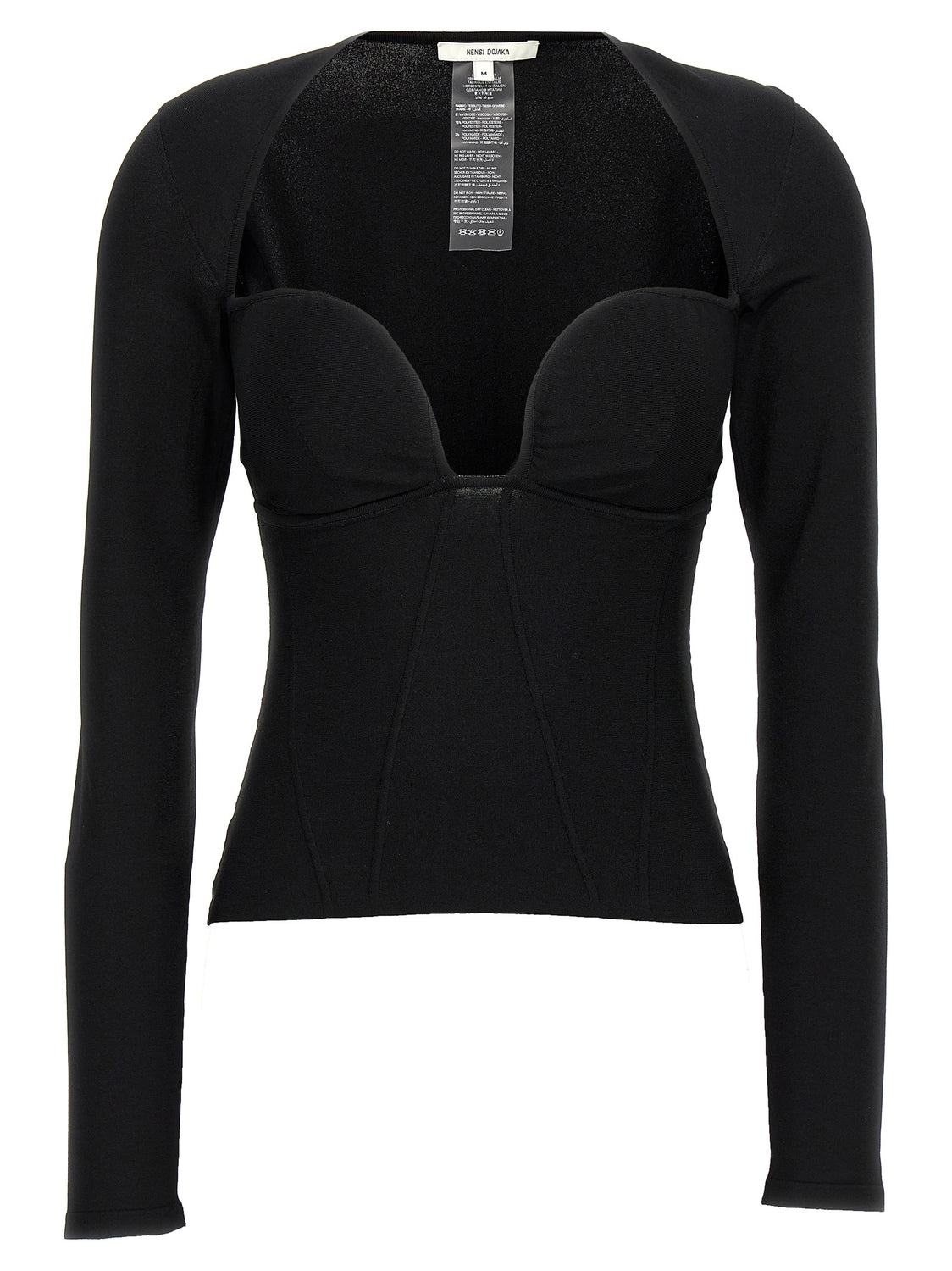 Black Viscose Tank Tops