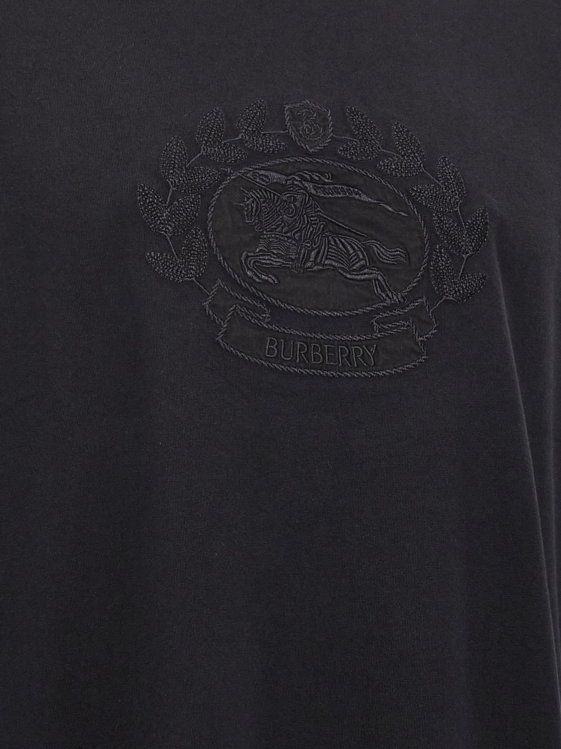 Black Cotton T-Shirt