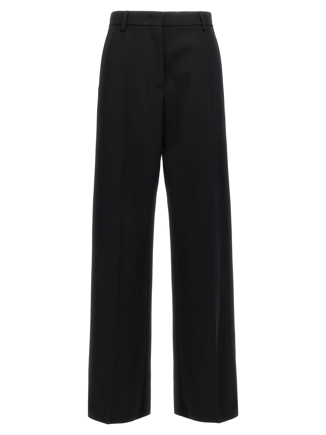 Black Virgin Wool Dress Pants