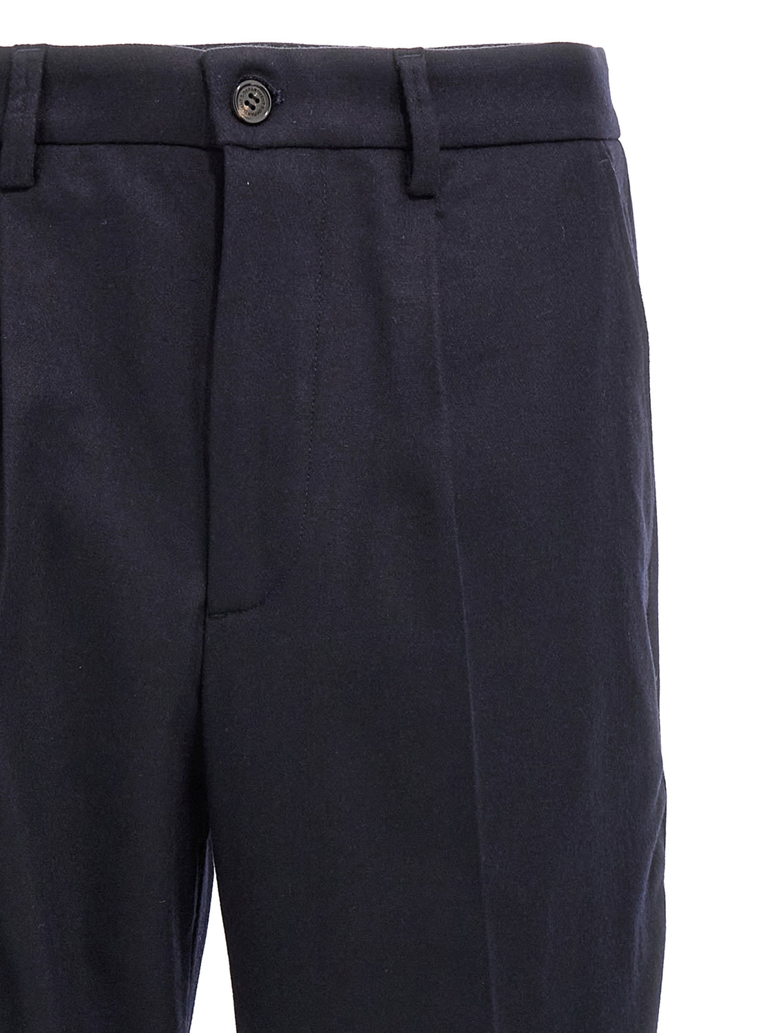 Blue Wool Dress Pants