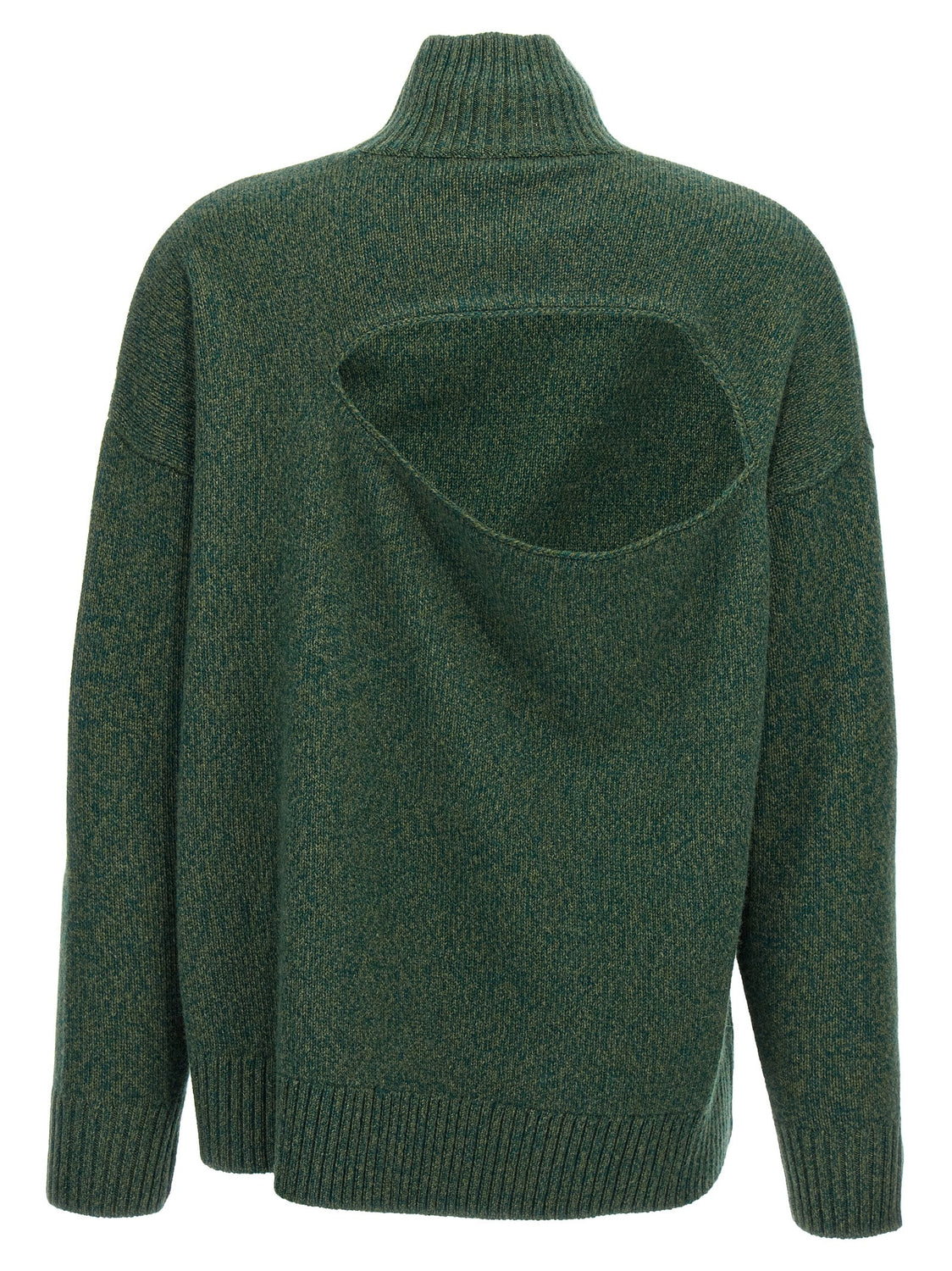 Bicolor Wool Cardigan