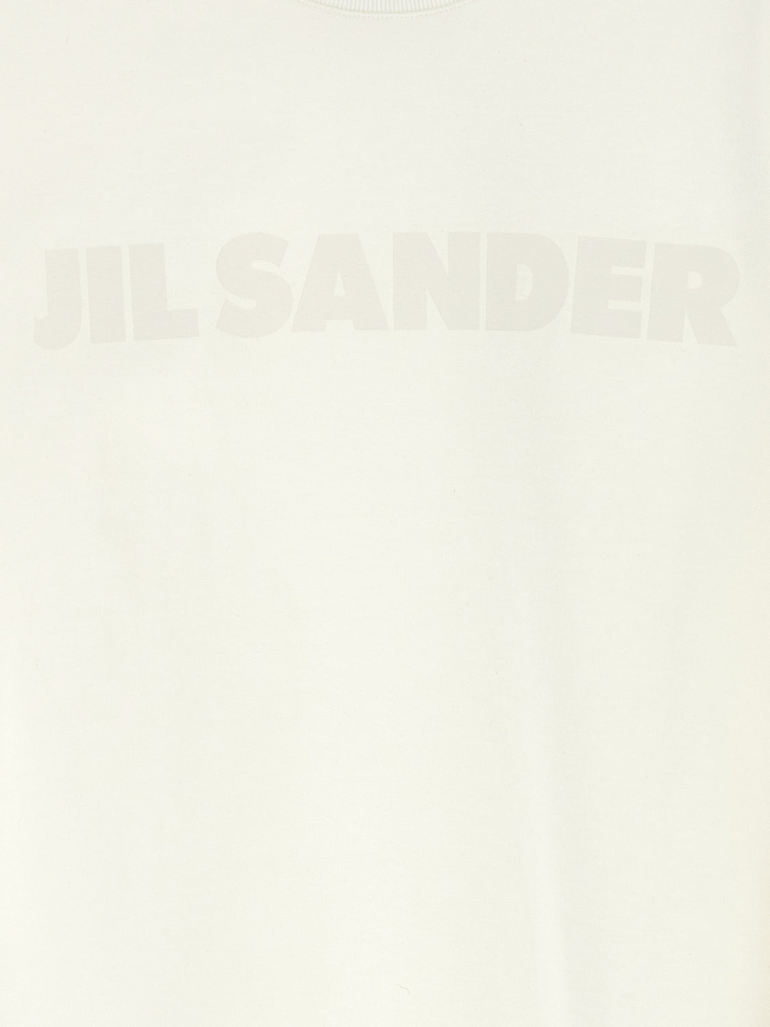 White Cotton Long Sleeve T-Shirt