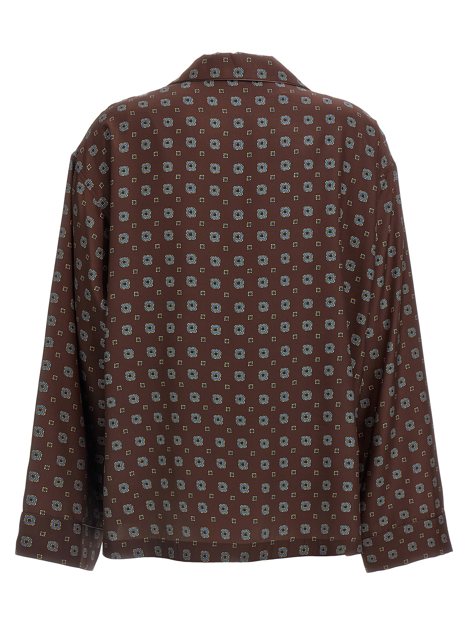 Brown Silk Blouse