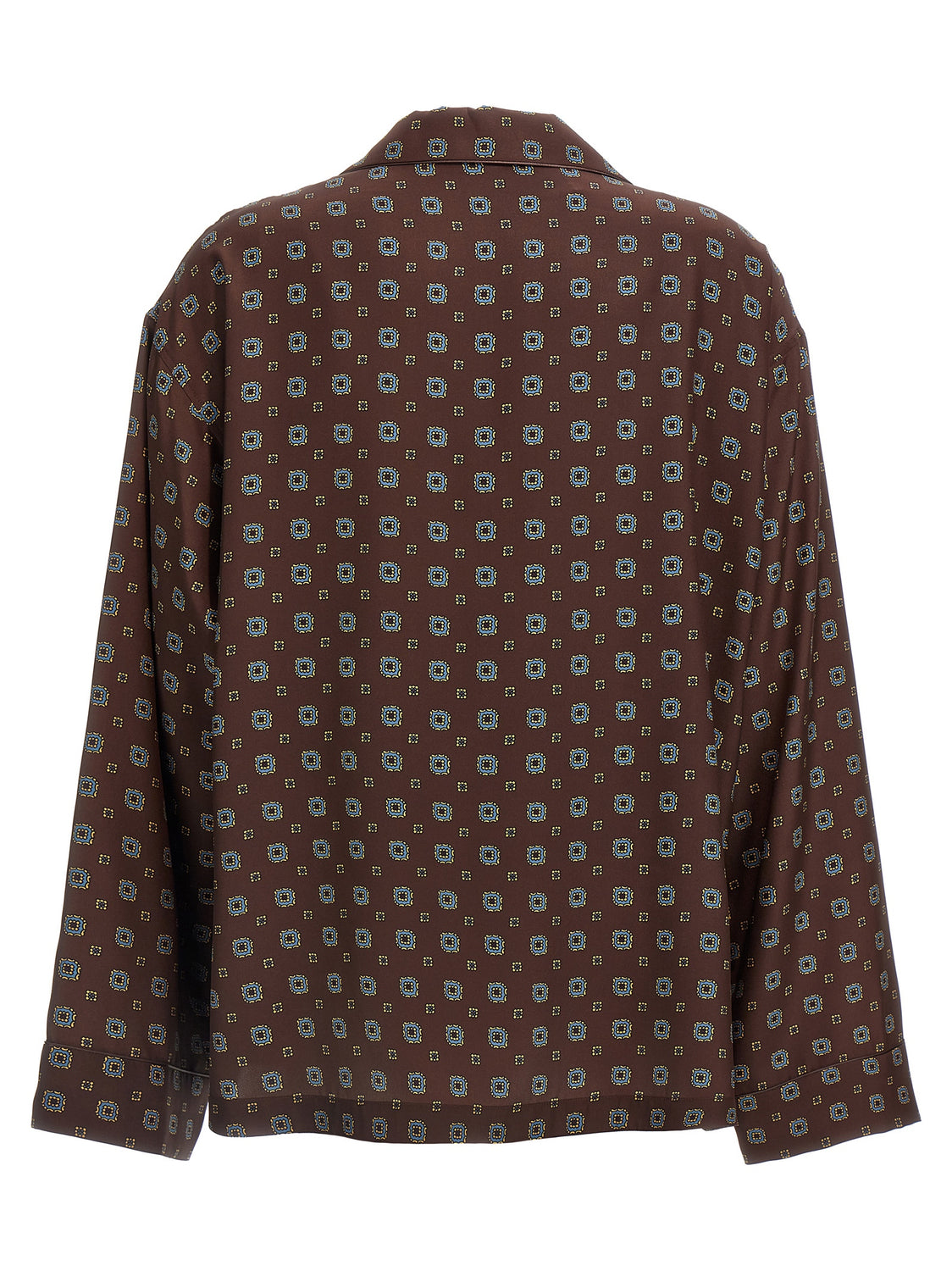 Brown Silk Blouse