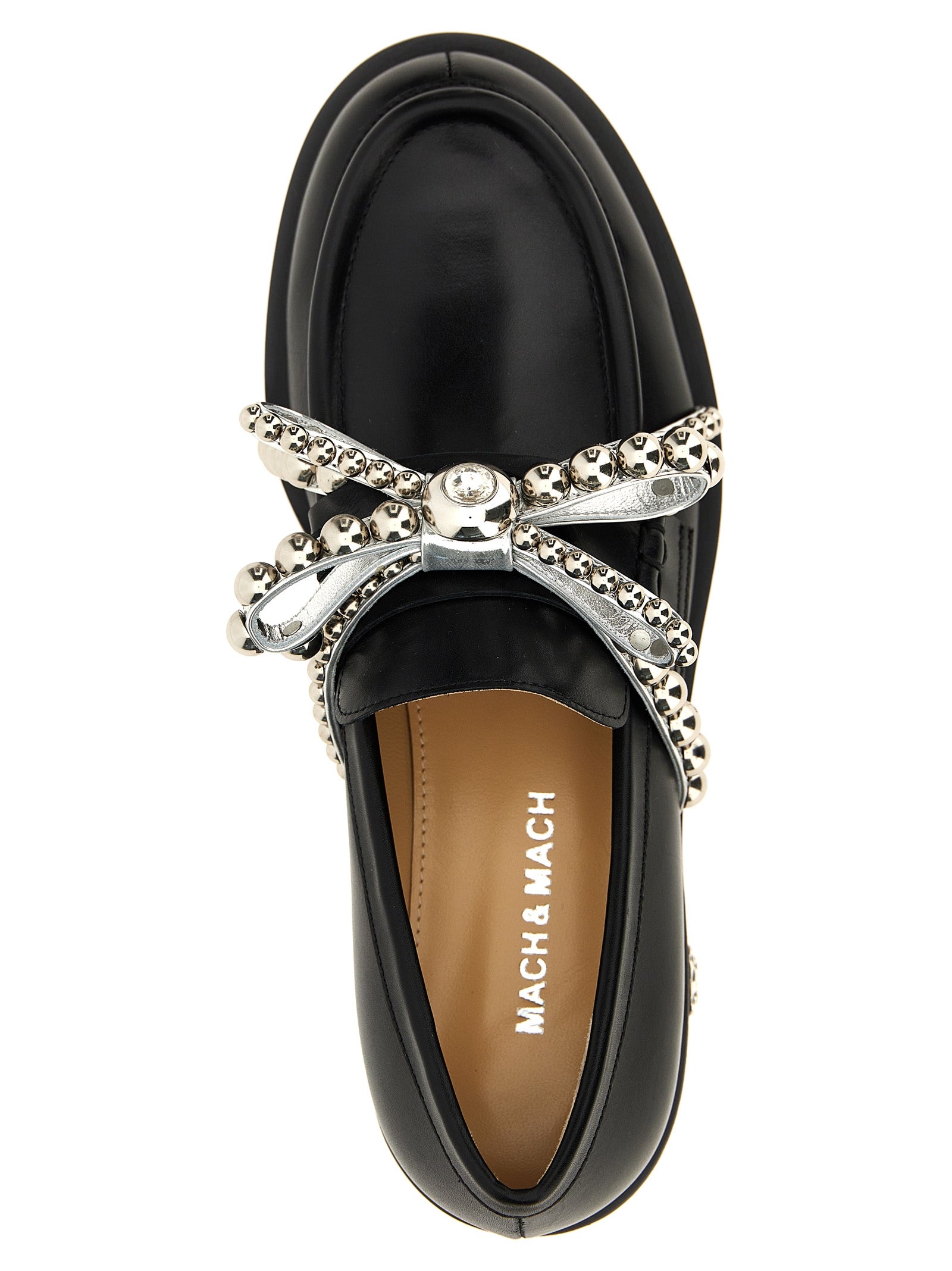 Black Leather Slip-On Loafers