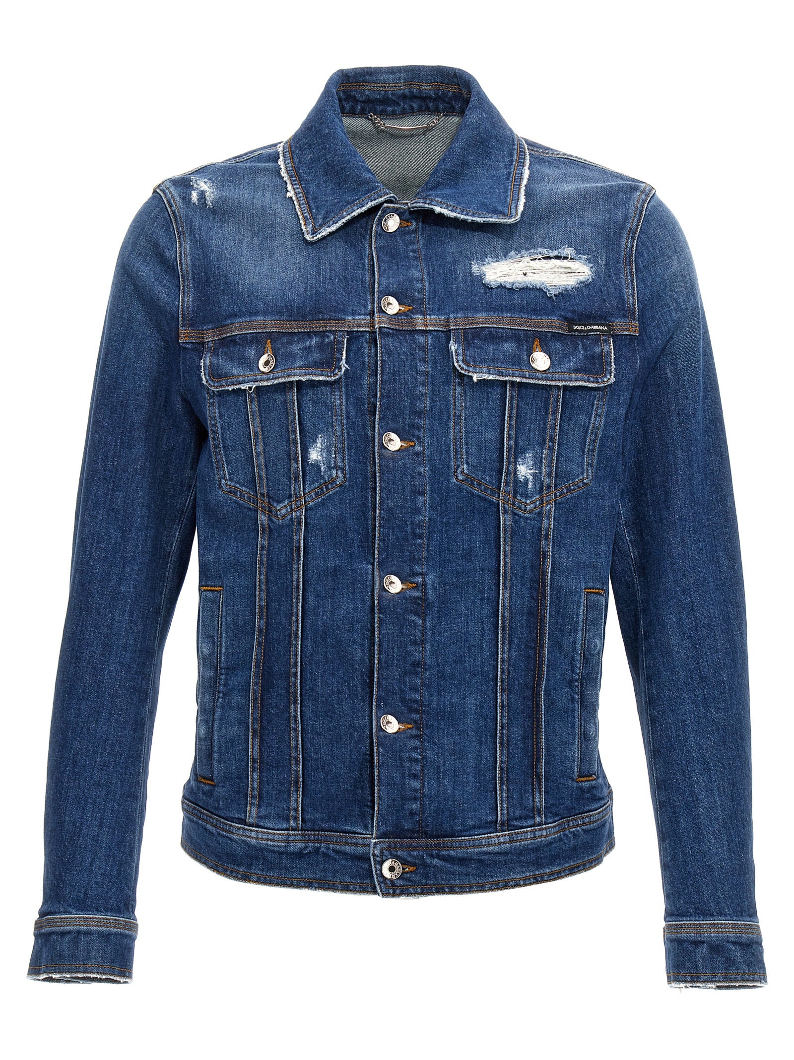 Blue Cotton Denim Jacket