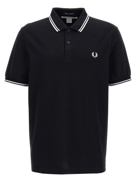 Bicolor Cotton Polo Shirt