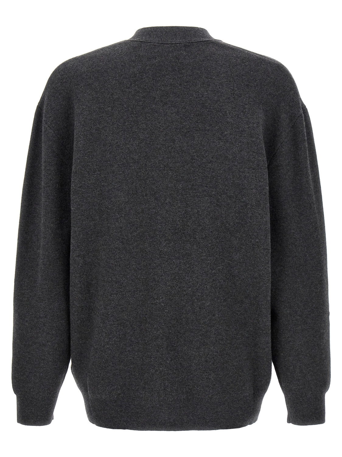 Gray Cotton Cardigan