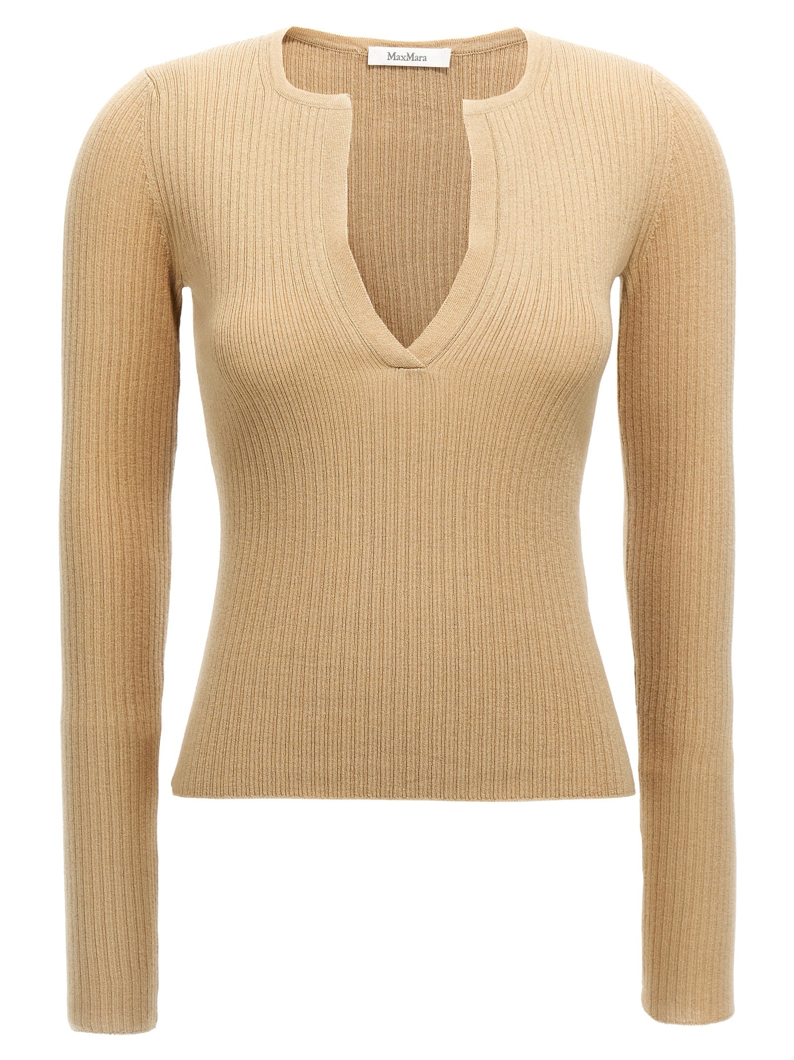 Beige Silk Cardigan