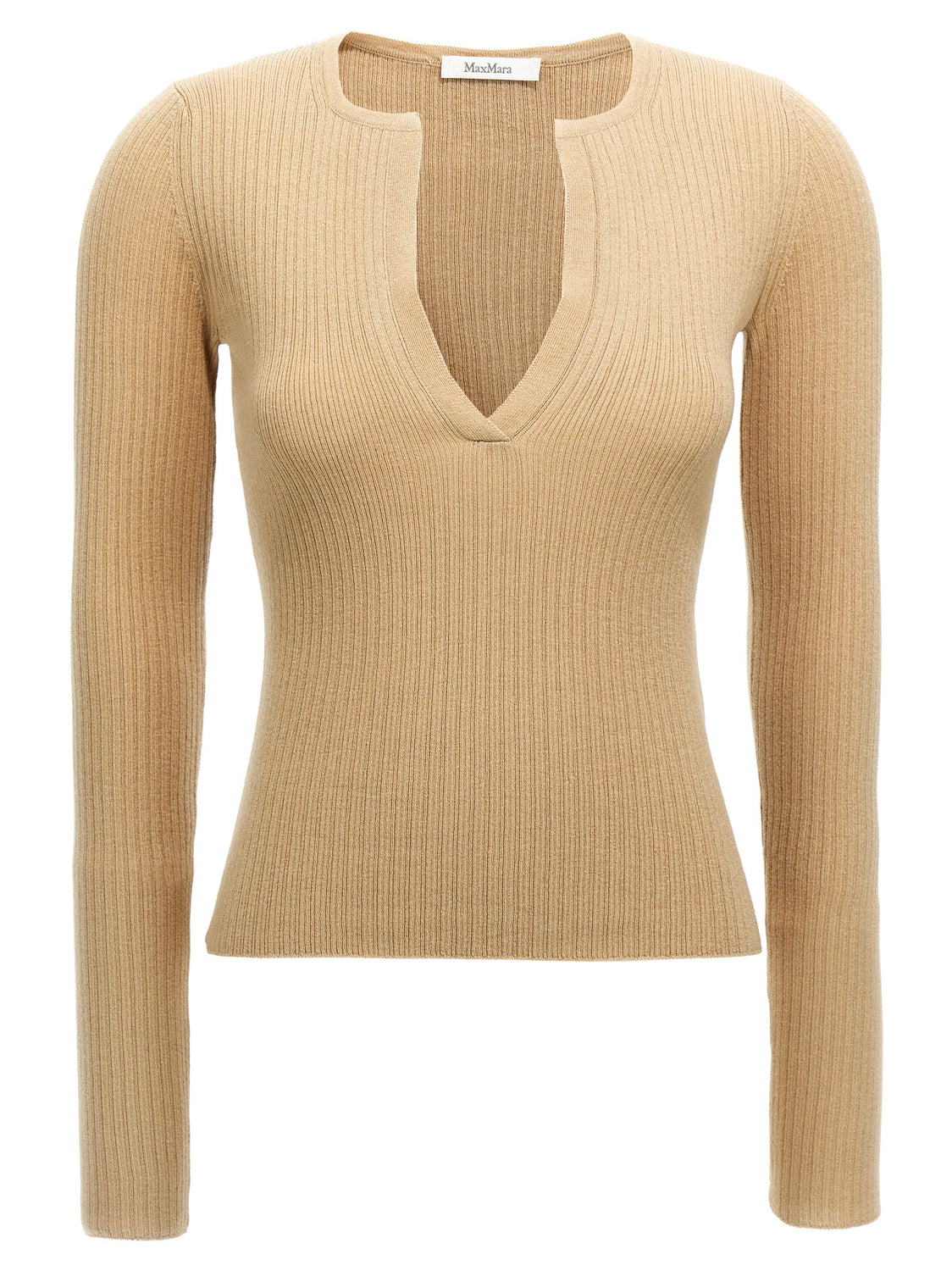 Beige Silk Cardigan