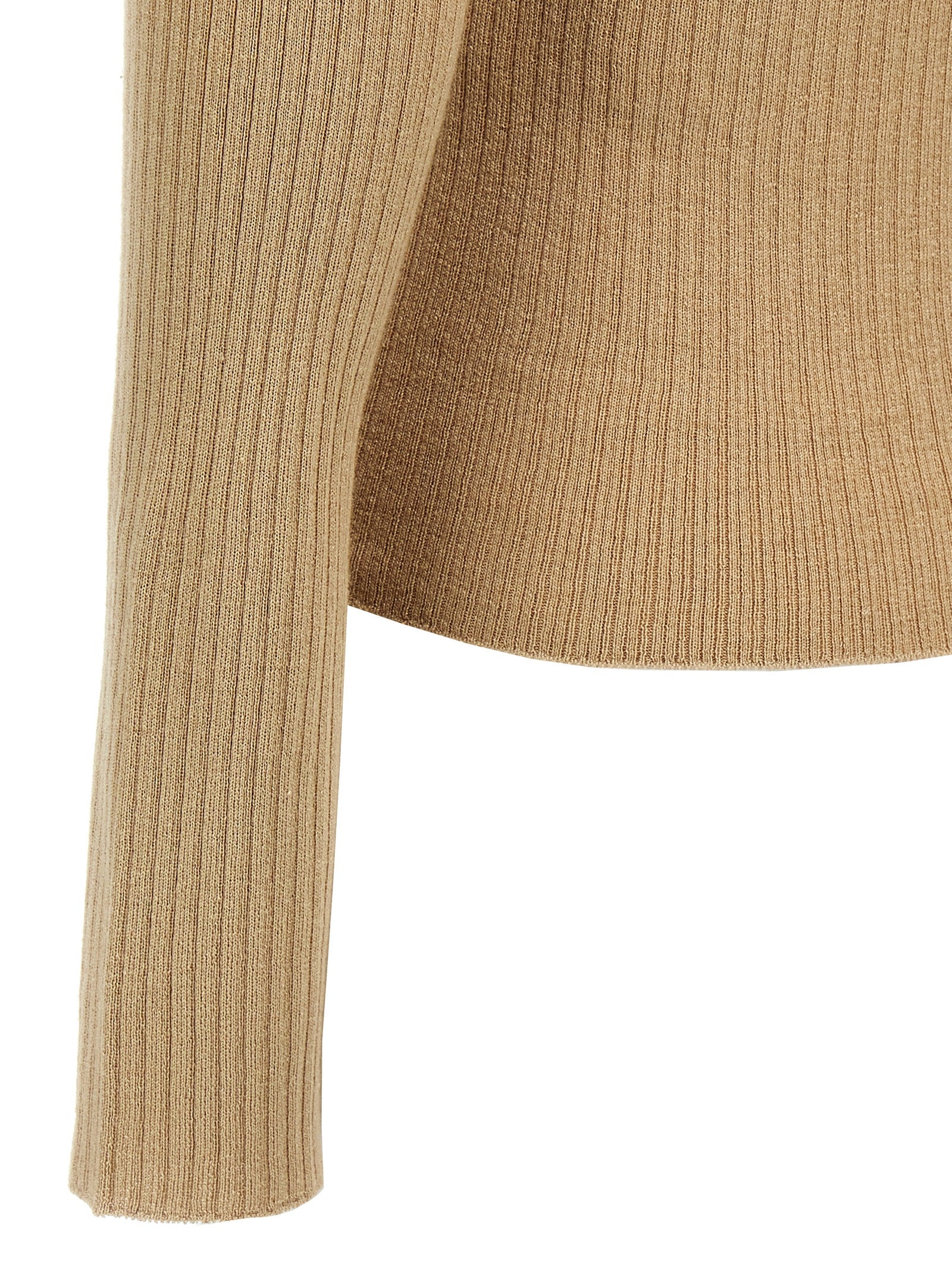 Beige Silk Cardigan