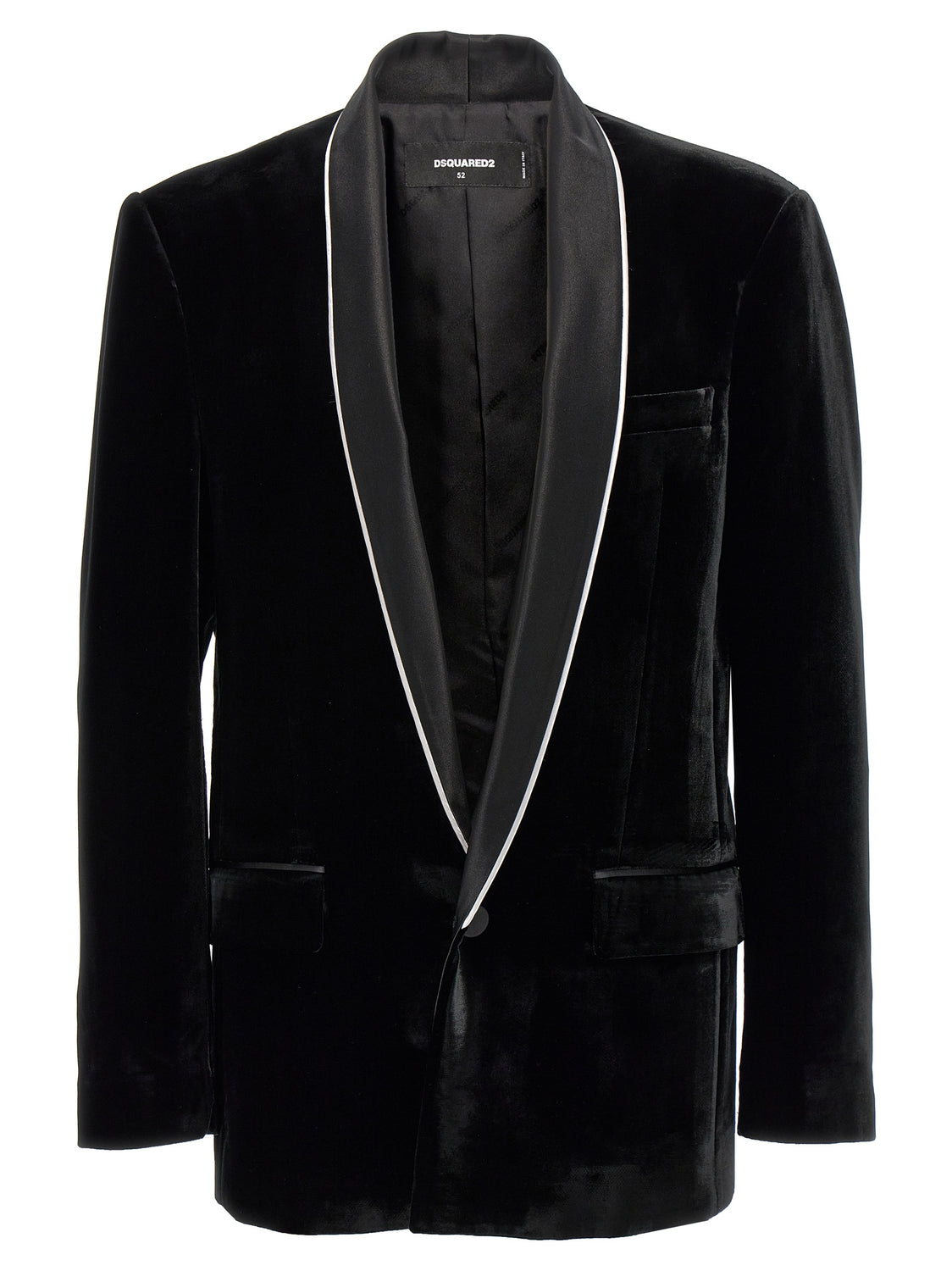 Black Viscose Blazer